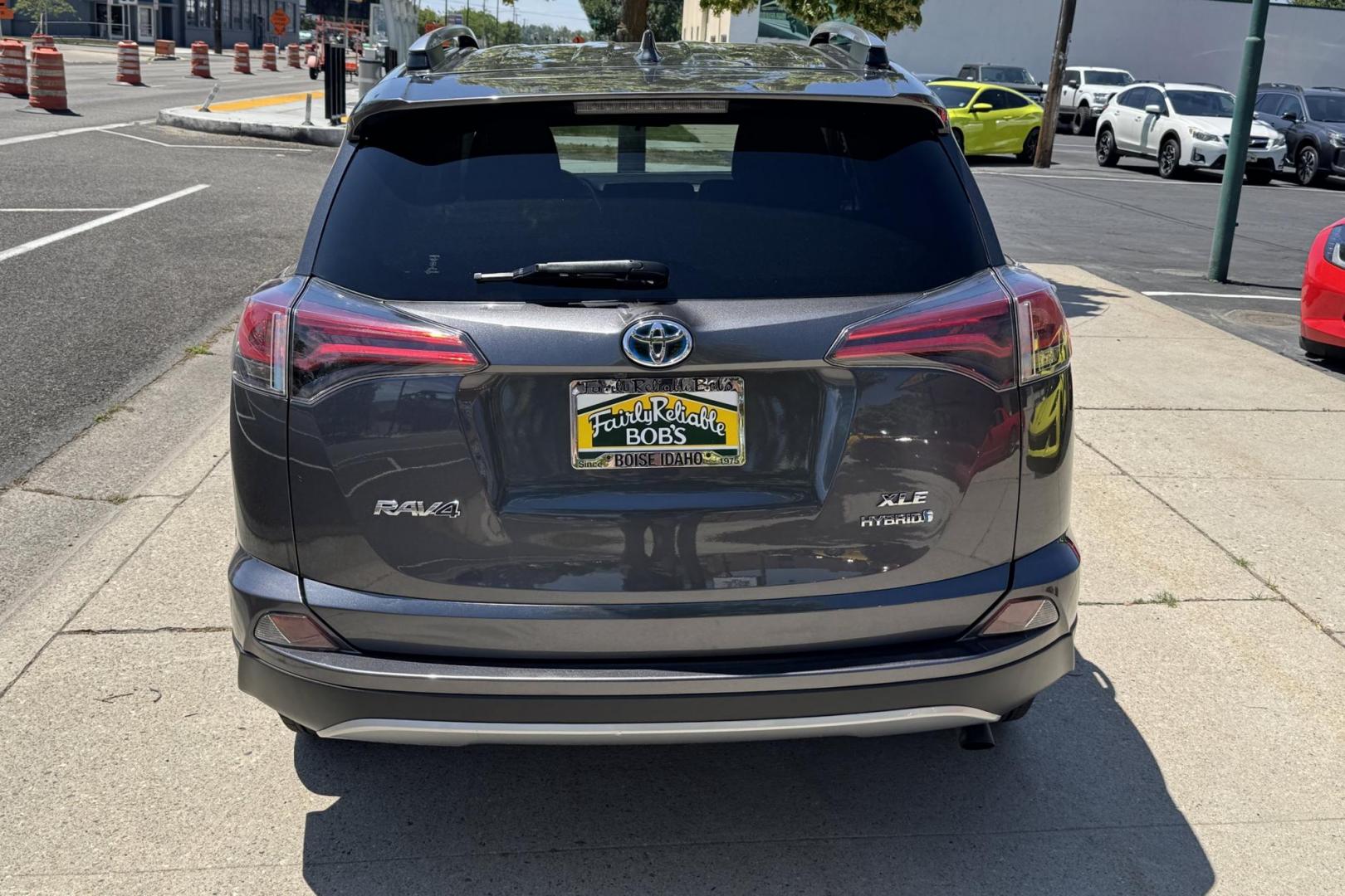 2017 Magnetite Gray Metallic /Gray Toyota RAV4 Hybrid XLE (JTMRJREV3HD) with an 4 Cyl 2.5 Liter Hybrid engine, Automatic transmission, located at 2304 W. Main St., Boise, ID, 83702, (208) 342-7777, 43.622105, -116.218658 - Hybrid All Wheel Drive! New Tires And Low Mileage! - Photo#2
