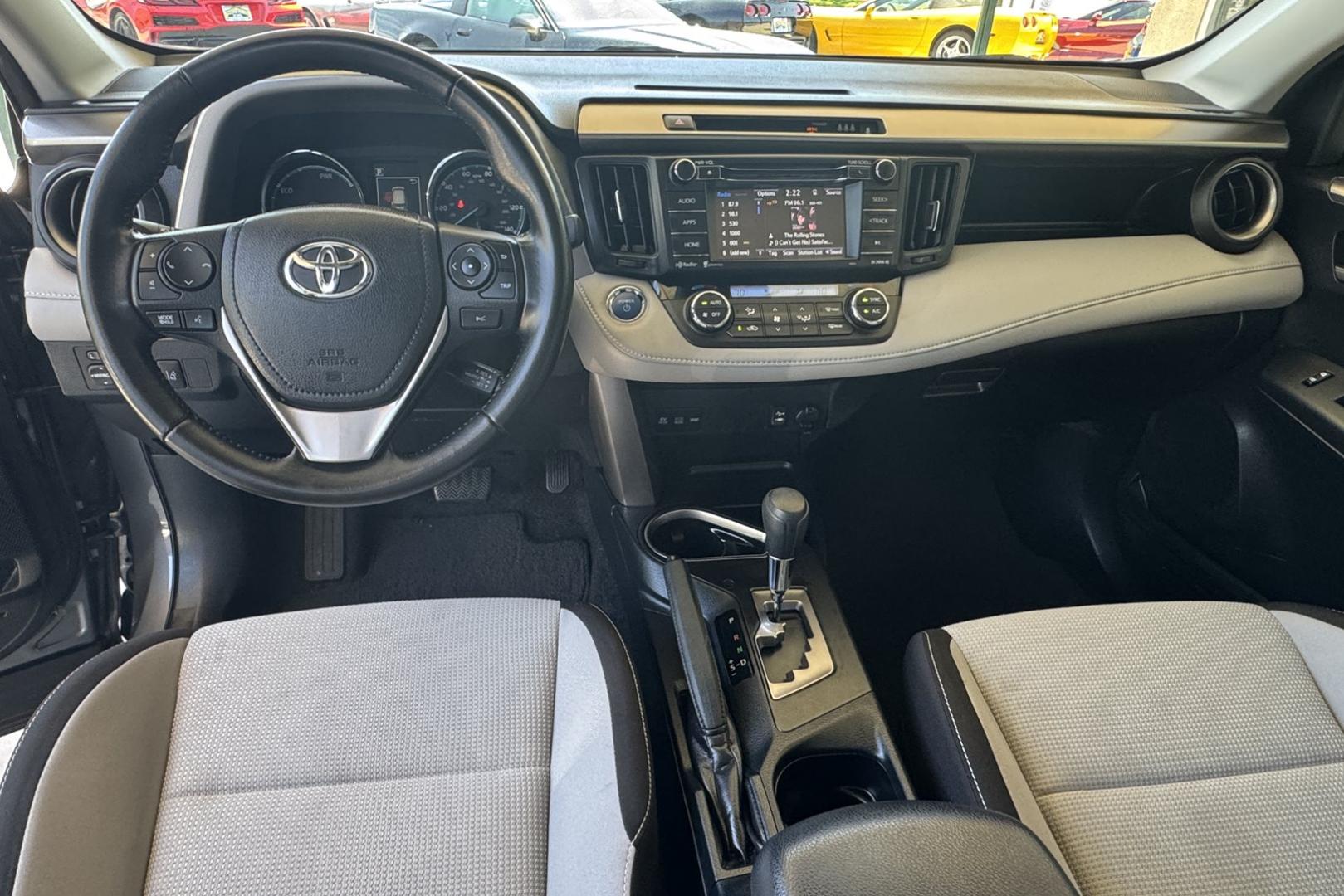 2017 Magnetite Gray Metallic /Gray Toyota RAV4 Hybrid XLE (JTMRJREV3HD) with an 4 Cyl 2.5 Liter Hybrid engine, Automatic transmission, located at 2304 W. Main St., Boise, ID, 83702, (208) 342-7777, 43.622105, -116.218658 - Hybrid All Wheel Drive! New Tires And Low Mileage! - Photo#11