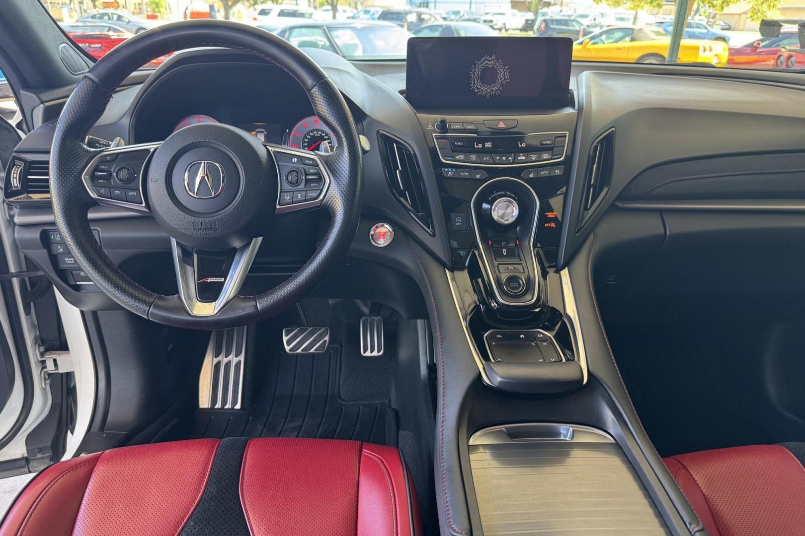 2019 White Diamond Pearl /Red/Black Acura RDX W/ A-Spec Pkg (5J8TC2H65KL) with an 4 Cyl 2.0 Liter Turbo engine, Automatic 10 Speed transmission, located at 2304 W. Main St., Boise, ID, 83702, (208) 342-7777, 43.622105, -116.218658 - New Tires! Loaded With Safety Features! - Photo#11