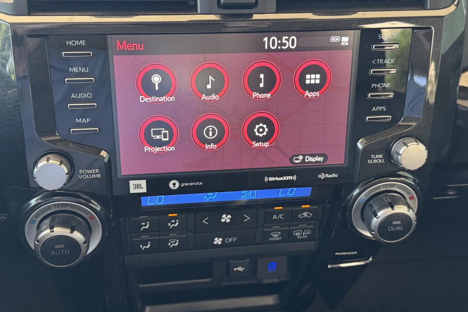 2023 Solar Octane /Black Toyota 4Runner TRD Pro (JTELU5JR7P6) with an V6 4.0 Liter engine, Automatic transmission, located at 2304 W. Main St., Boise, ID, 83702, (208) 342-7777, 43.622105, -116.218658 - Solar Octane TRD Pro! - Photo#9