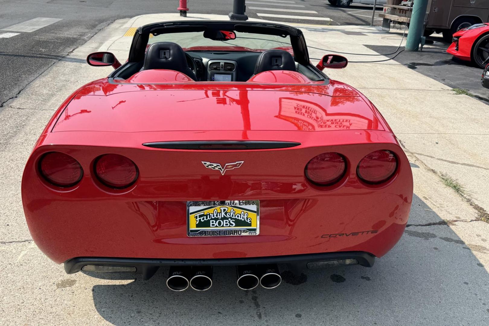 2007 Victory Red /Ebony Chevrolet Corvette 3LT (1G1YY36U275) with an V8 6.0 Liter engine, Automatic 6 Speed transmission, located at 2304 W. Main St., Boise, ID, 83702, (208) 342-7777, 43.622105, -116.218658 - Photo#1
