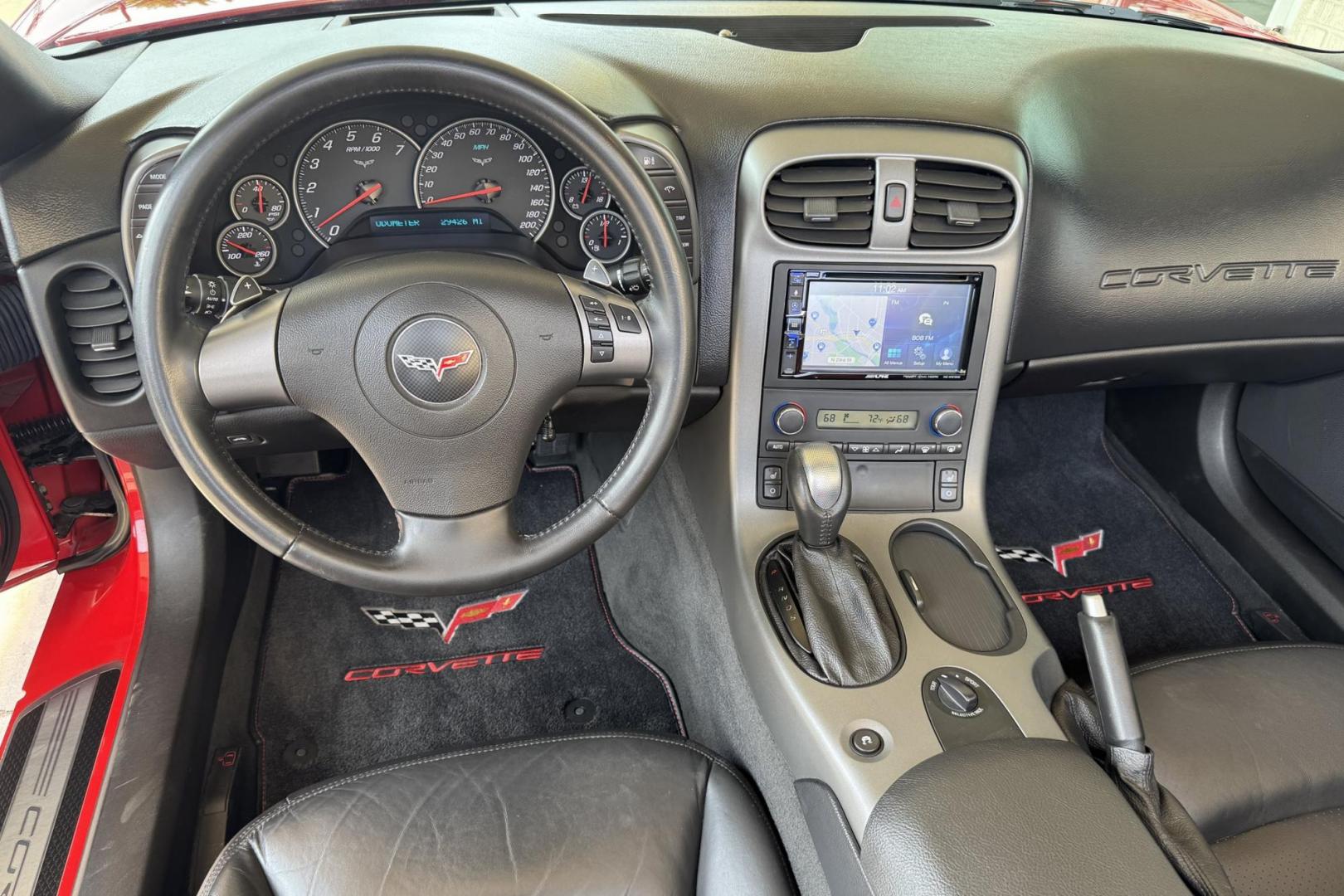 2007 Victory Red /Ebony Chevrolet Corvette 3LT (1G1YY36U275) with an V8 6.0 Liter engine, Automatic 6 Speed transmission, located at 2304 W. Main St., Boise, ID, 83702, (208) 342-7777, 43.622105, -116.218658 - Photo#10