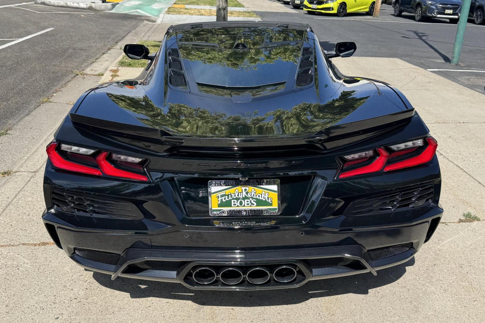 2025 Black /Jet Black Chevrolet Corvette Stingray Z/06 3LZ (1G1YF2D35S5) with an V8 5.5 Liter engine, Automatic 8 Speed transmission, located at 2304 W. Main St., Boise, ID, 83702, (208) 342-7777, 43.622105, -116.218658 - Remaining Factory Warranty! Stunning Z/06! - Photo#1