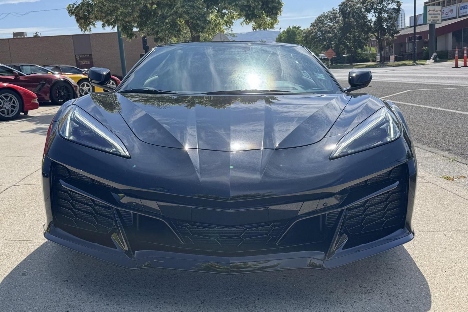 2025 Black /Jet Black Chevrolet Corvette Stingray Z/06 3LZ (1G1YF2D35S5) with an V8 5.5 Liter engine, Automatic 8 Speed transmission, located at 2304 W. Main St., Boise, ID, 83702, (208) 342-7777, 43.622105, -116.218658 - Remaining Factory Warranty! Stunning Z/06! - Photo#3