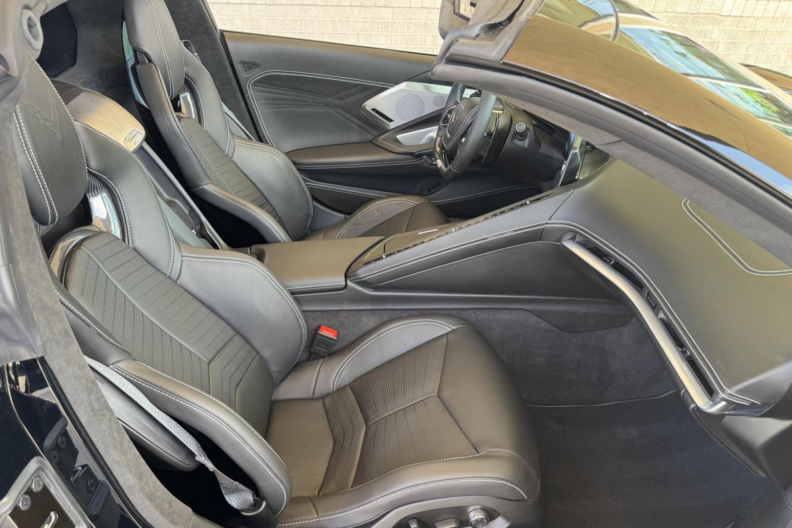 2025 Black /Jet Black Chevrolet Corvette Stingray Z/06 3LZ (1G1YF2D35S5) with an V8 5.5 Liter engine, Automatic 8 Speed transmission, located at 2304 W. Main St., Boise, ID, 83702, (208) 342-7777, 43.622105, -116.218658 - Remaining Factory Warranty! Stunning Z/06! - Photo#19