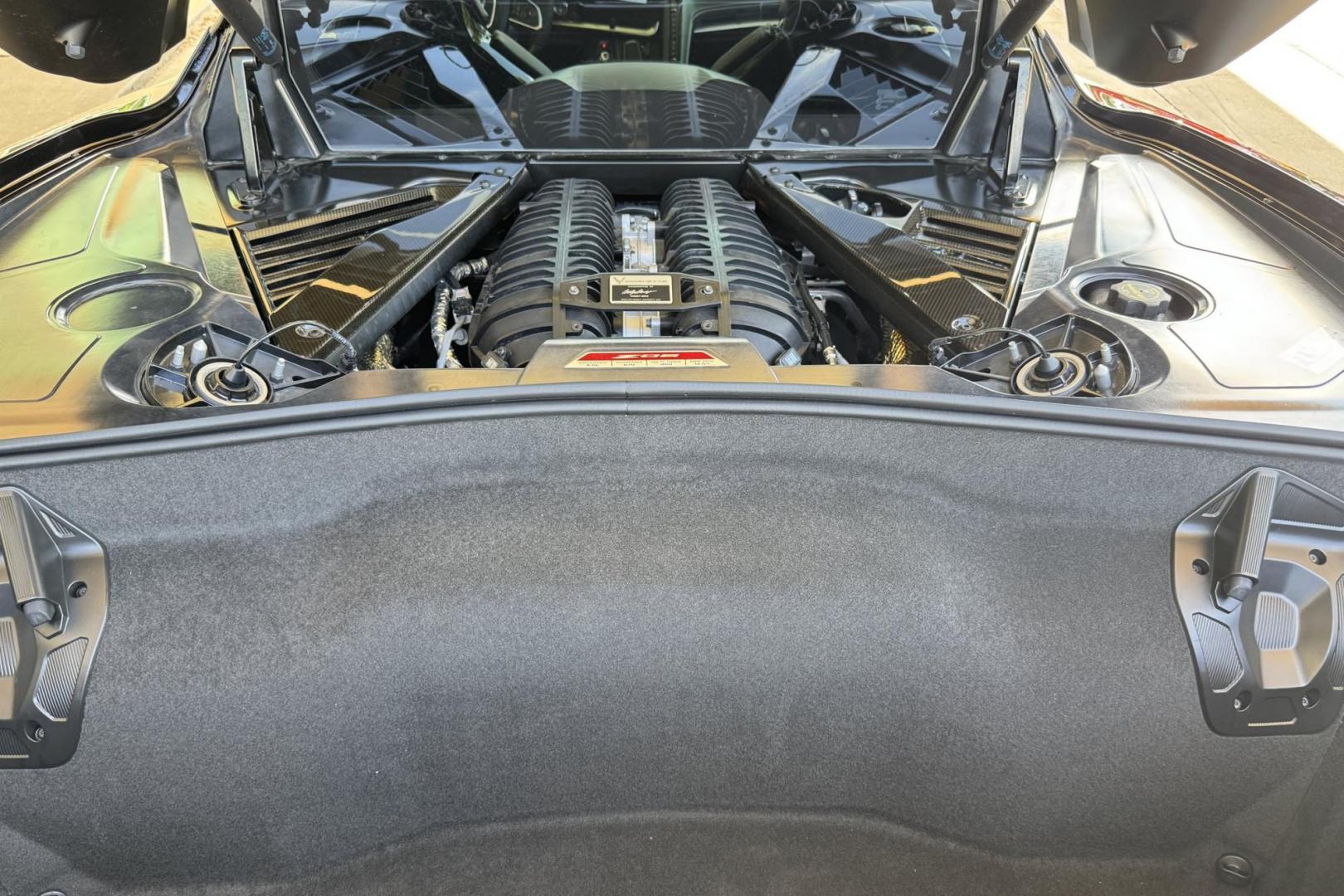 2025 Black /Jet Black Chevrolet Corvette Stingray Z/06 3LZ (1G1YF2D35S5) with an V8 5.5 Liter engine, Automatic 8 Speed transmission, located at 2304 W. Main St., Boise, ID, 83702, (208) 342-7777, 43.622105, -116.218658 - Remaining Factory Warranty! Stunning Z/06! - Photo#21