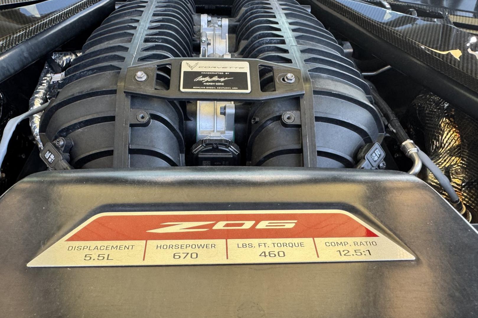 2025 Black /Jet Black Chevrolet Corvette Stingray Z/06 3LZ (1G1YF2D35S5) with an V8 5.5 Liter engine, Automatic 8 Speed transmission, located at 2304 W. Main St., Boise, ID, 83702, (208) 342-7777, 43.622105, -116.218658 - Remaining Factory Warranty! Stunning Z/06! - Photo#22