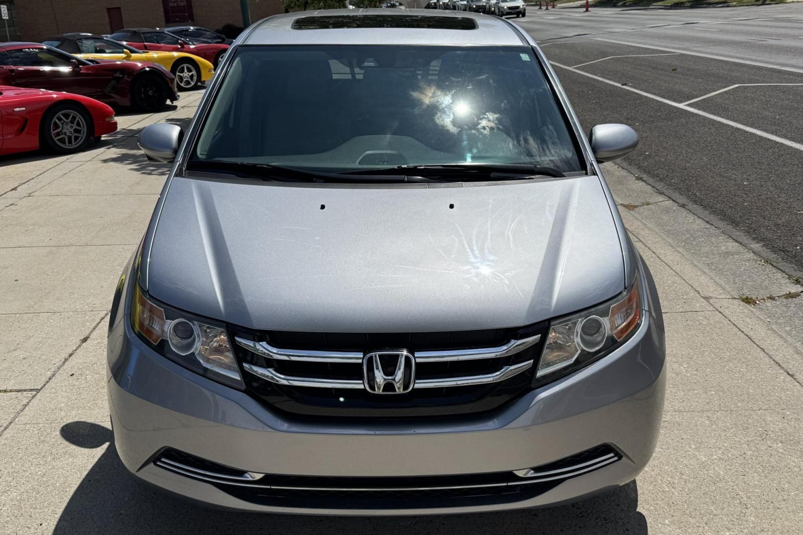 2016 Silver /Gray Honda Odyssey EX-L (5FNRL5H66GB) with an V6 3.5 Liter engine, Automatic 6 Speed transmission, located at 2304 W. Main St., Boise, ID, 83702, (208) 342-7777, 43.622105, -116.218658 - 8 Passenger! Dual Power Sliding Doors! Ready To Go! - Photo#3