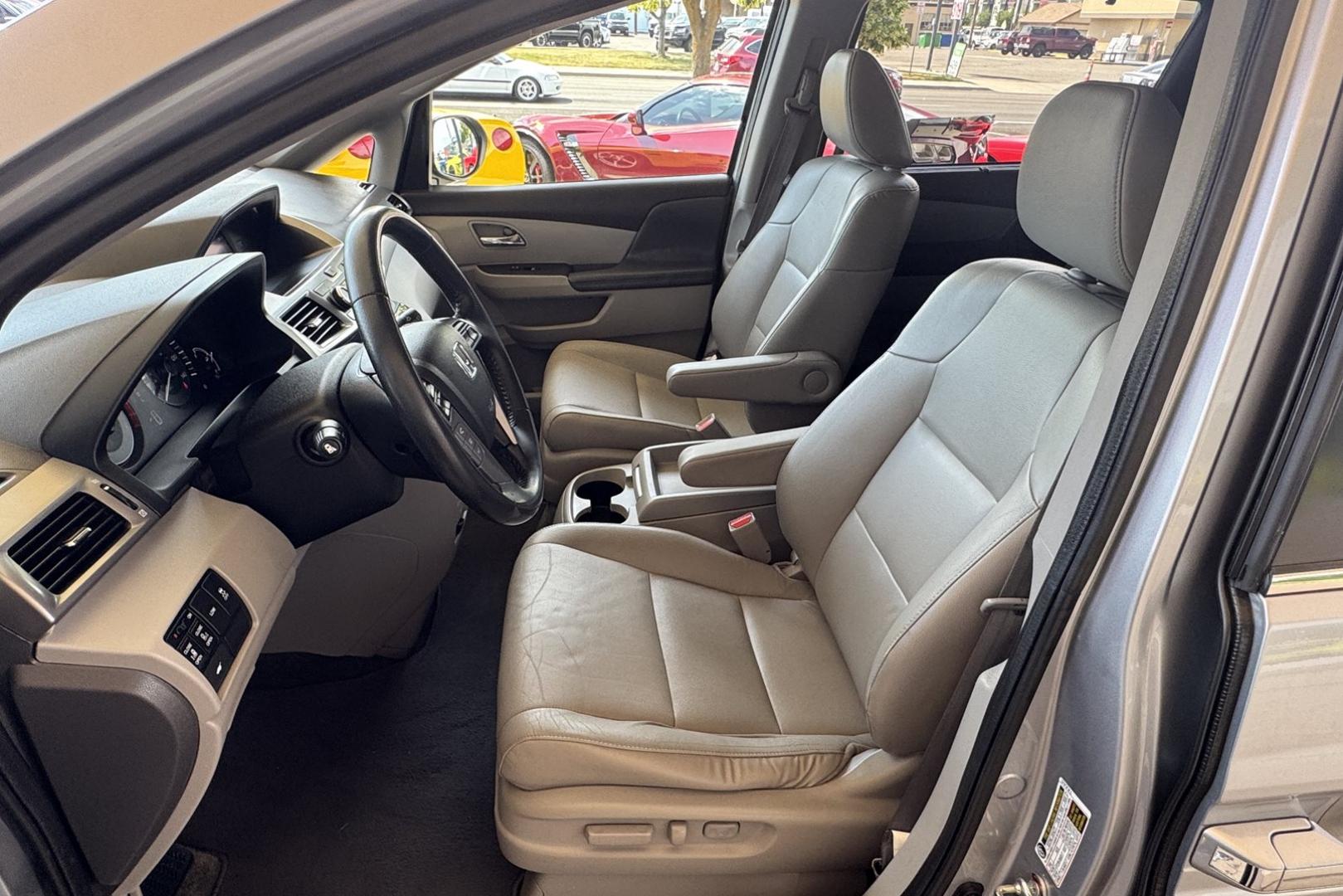 2016 Silver /Gray Honda Odyssey EX-L (5FNRL5H66GB) with an V6 3.5 Liter engine, Automatic 6 Speed transmission, located at 2304 W. Main St., Boise, ID, 83702, (208) 342-7777, 43.622105, -116.218658 - 8 Passenger! Dual Power Sliding Doors! Ready To Go! - Photo#9
