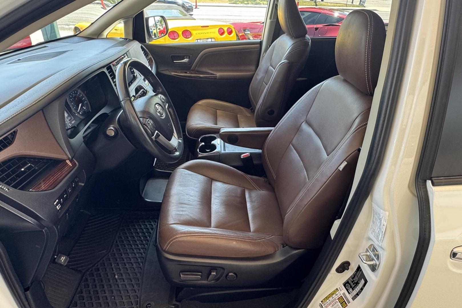 2020 Blizzard Pearl /Chestnut Toyota Sienna Limited Premium (5TDDZ3DCXLS) with an V6 3.5 Liter engine, Automatic 8 Speed transmission, located at 2304 W. Main St., Boise, ID, 83702, (208) 342-7777, 43.622105, -116.218658 - Hard To Find! Great To Own! Factory Rear Entertainment System Too! - Photo#12