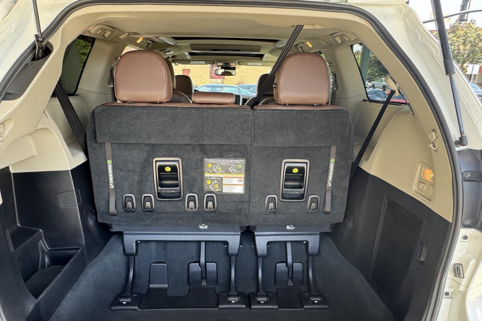 2020 Blizzard Pearl /Chestnut Toyota Sienna Limited Premium (5TDDZ3DCXLS) with an V6 3.5 Liter engine, Automatic 8 Speed transmission, located at 2304 W. Main St., Boise, ID, 83702, (208) 342-7777, 43.622105, -116.218658 - Hard To Find! Great To Own! Factory Rear Entertainment System Too! - Photo#26