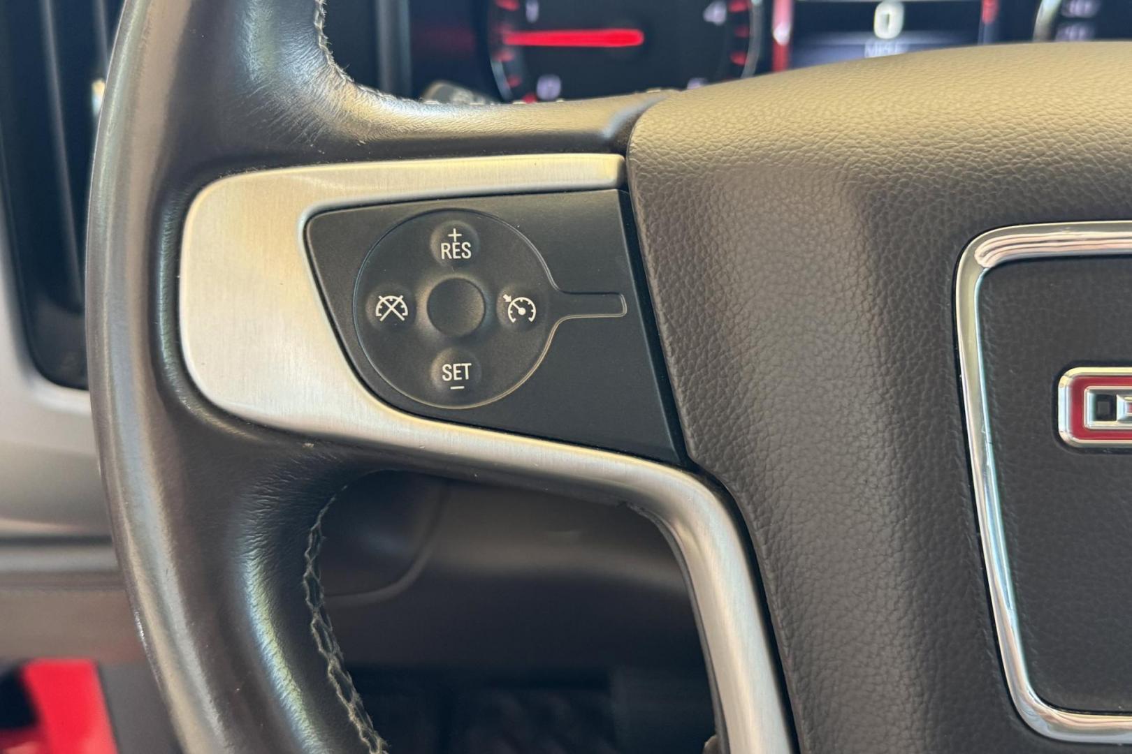 2016 Victory Red /Tan GMC Sierra 3500HD SLT (1GT42XC89GF) with an V8 6.6 Liter Turbo Duramax Diesel engine, Automatic 6 Speed With Overdrive Allison transmission, located at 2304 W. Main St., Boise, ID, 83702, (208) 342-7777, 43.622105, -116.218658 - Long Bed! Capable Hauler! - Photo#10