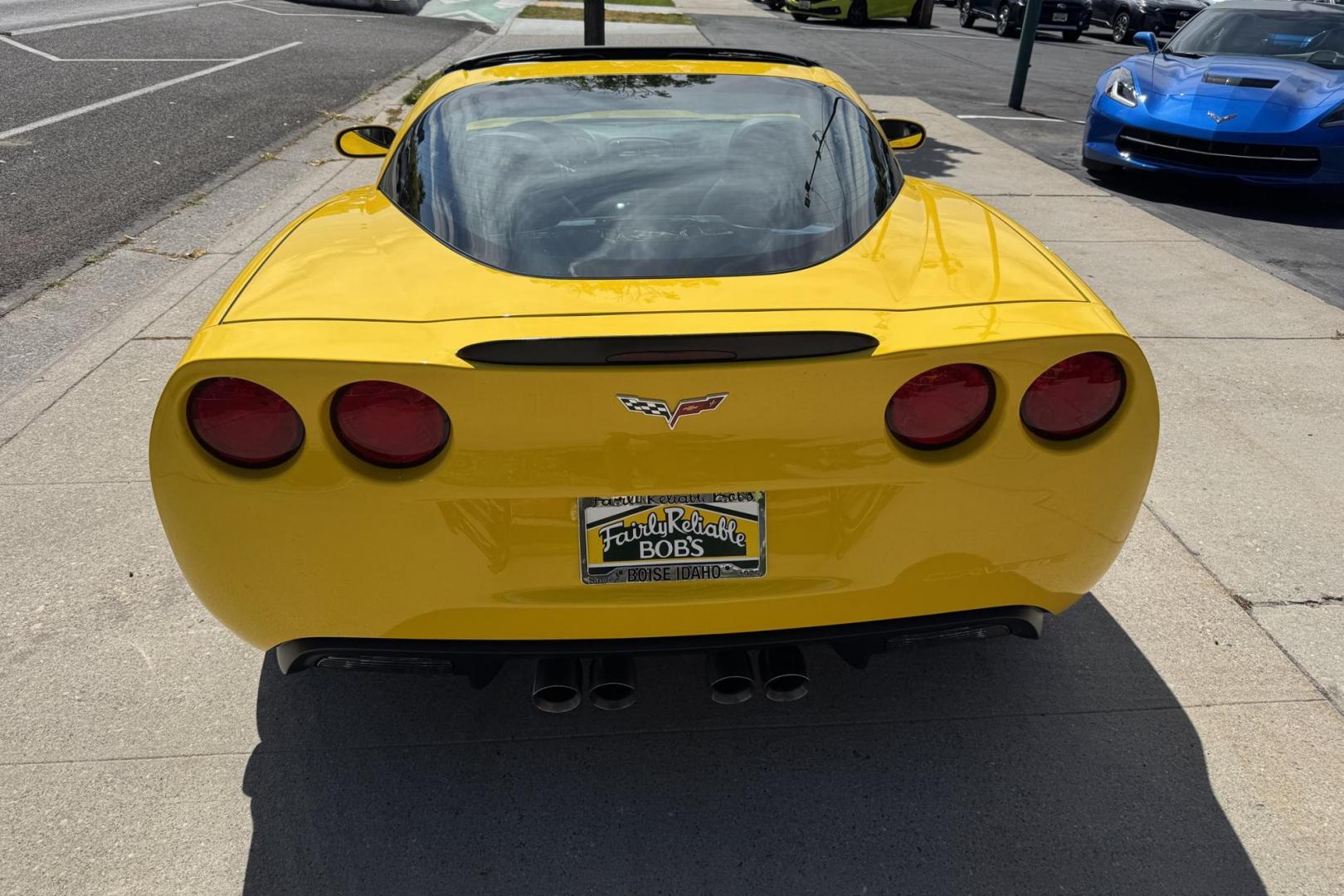 2011 Velocity Yellow /Ebony Chevrolet Corvette Grand Sport 3LT (1G1YW2DWXB5) with an V8 6.2 Liter engine, Automatic 6 Speed transmission, located at 2304 W. Main St., Boise, ID, 83702, (208) 342-7777, 43.622105, -116.218658 - Photo#1