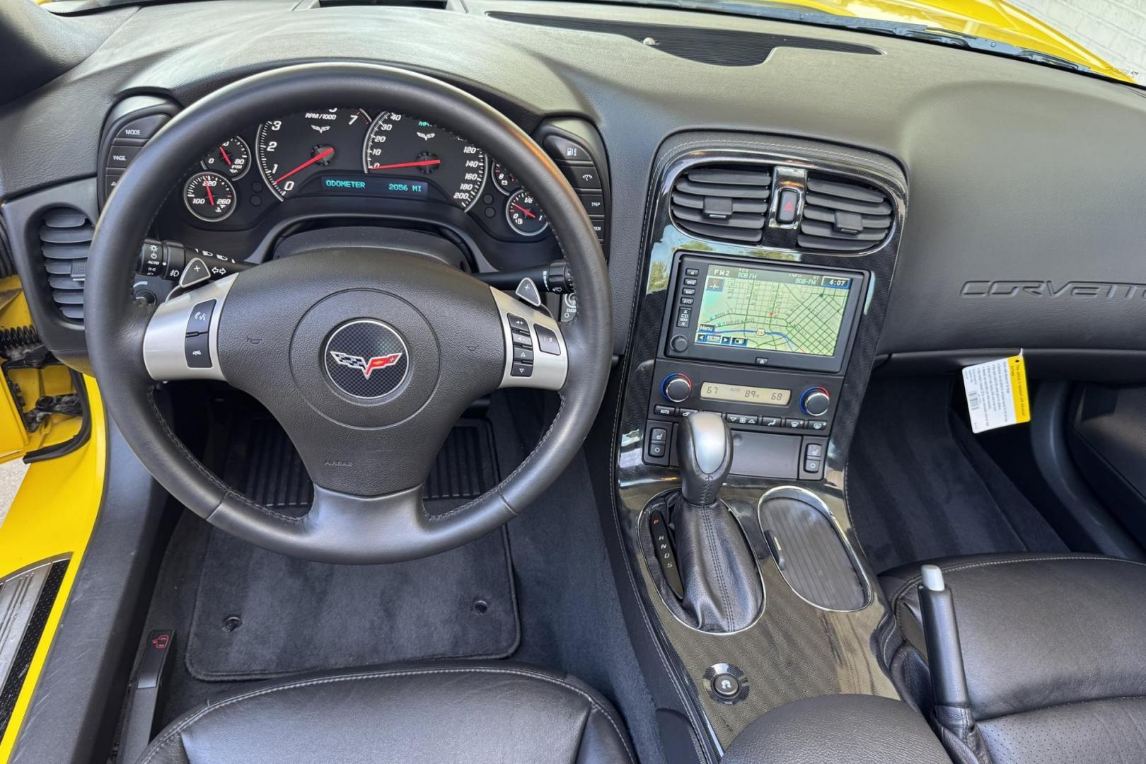 2011 Velocity Yellow /Ebony Chevrolet Corvette Grand Sport 3LT (1G1YW2DWXB5) with an V8 6.2 Liter engine, Automatic 6 Speed transmission, located at 2304 W. Main St., Boise, ID, 83702, (208) 342-7777, 43.622105, -116.218658 - Photo#9