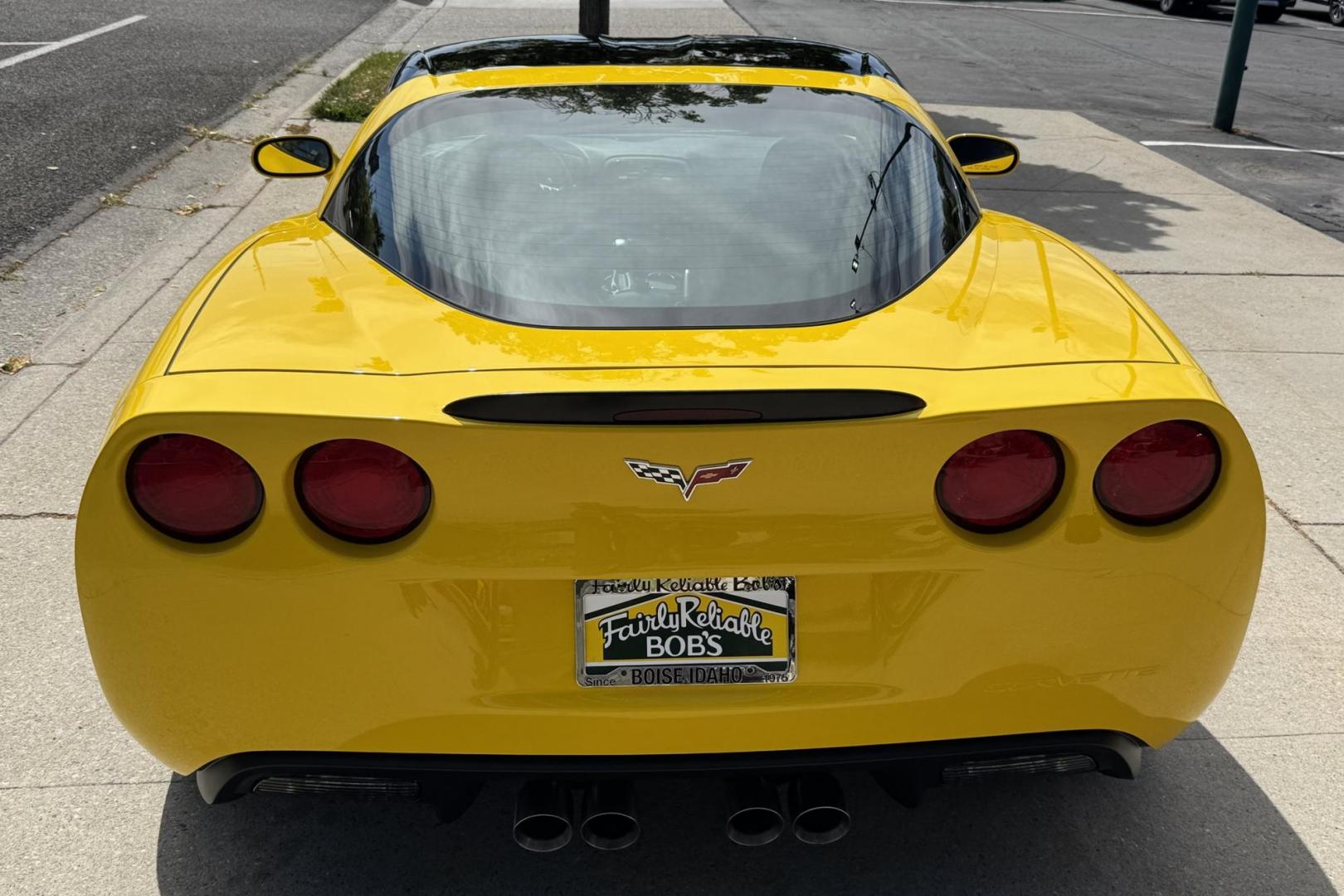 2011 Velocity Yellow /Ebony Chevrolet Corvette Grand Sport 3LT (1G1YW2DWXB5) with an V8 6.2 Liter engine, Automatic 6 Speed transmission, located at 2304 W. Main St., Boise, ID, 83702, (208) 342-7777, 43.622105, -116.218658 - Photo#18