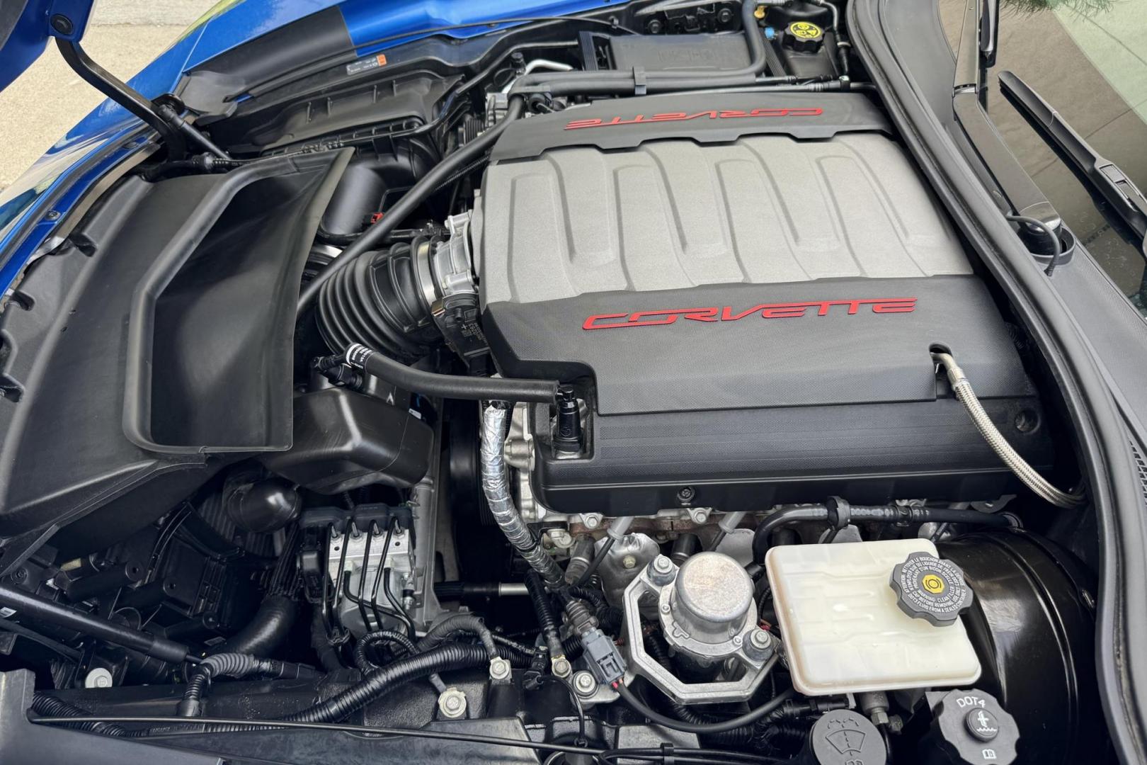 2014 Laguna Blue /Brownstone Chevrolet Corvette Stingray 3LT Z51 (1G1YL2D71E5) with an V8 6.2 Liter engine, 7 Speed Manual w/ Rev Matching transmission, located at 2304 W. Main St., Boise, ID, 83702, (208) 342-7777, 43.622105, -116.218658 - The 2014 Chevrolet Corvette Premiere Edition is a limited-production model of the Corvette Stingray, celebrating the debut of the C7 generation. Only 500 coupes were produced, exclusively in Laguna Blue with a Brownstone interior. One Owner Idaho Stingray! - Photo#10