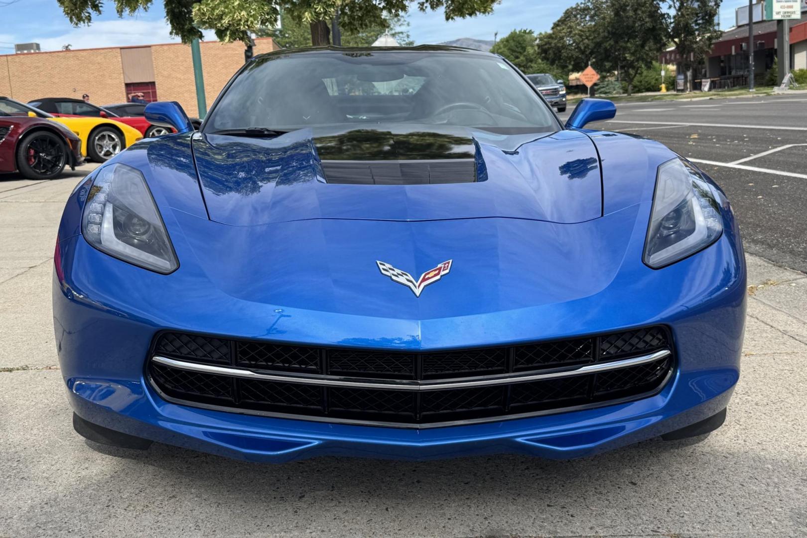 2014 Laguna Blue /Brownstone Chevrolet Corvette Stingray 3LT Z51 (1G1YL2D71E5) with an V8 6.2 Liter engine, 7 Speed Manual w/ Rev Matching transmission, located at 2304 W. Main St., Boise, ID, 83702, (208) 342-7777, 43.622105, -116.218658 - The 2014 Chevrolet Corvette Premiere Edition is a limited-production model of the Corvette Stingray, celebrating the debut of the C7 generation. Only 500 coupes were produced, exclusively in Laguna Blue with a Brownstone interior. One Owner Idaho Stingray! - Photo#20