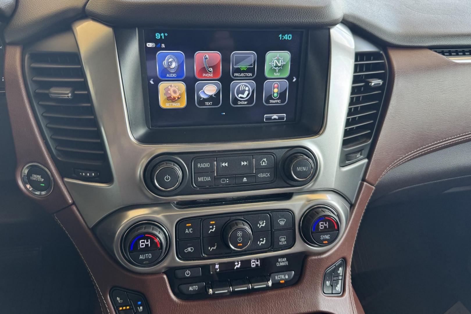 2019 Black /Cocoa With Mahogany Chevrolet Tahoe Premier (1GNSKCKJ9KR) with an V8 6.2 Liter engine, Automatic 10 Speed transmission, located at 2304 W. Main St., Boise, ID, 83702, (208) 342-7777, 43.622105, -116.218658 - Well Optioned! Ready To Haul Family And Toys! - Photo#7