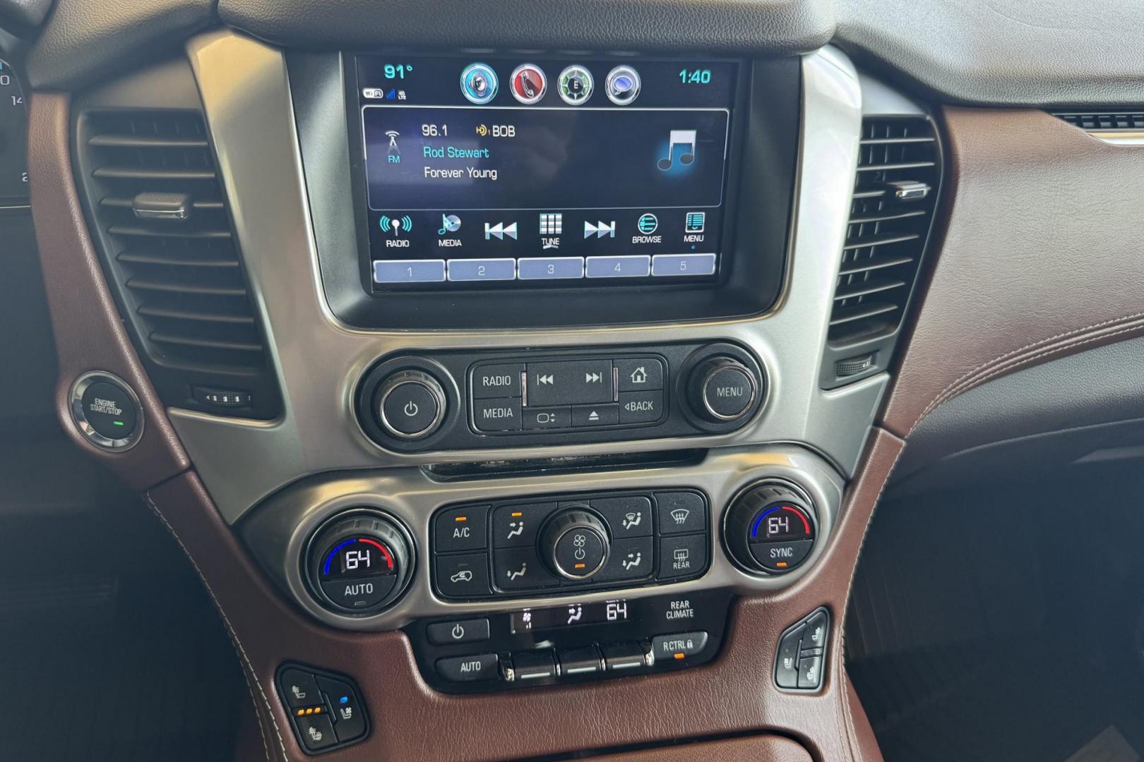 2019 Black /Cocoa With Mahogany Chevrolet Tahoe Premier (1GNSKCKJ9KR) with an V8 6.2 Liter engine, Automatic 10 Speed transmission, located at 2304 W. Main St., Boise, ID, 83702, (208) 342-7777, 43.622105, -116.218658 - Well Optioned! Ready To Haul Family And Toys! - Photo#6