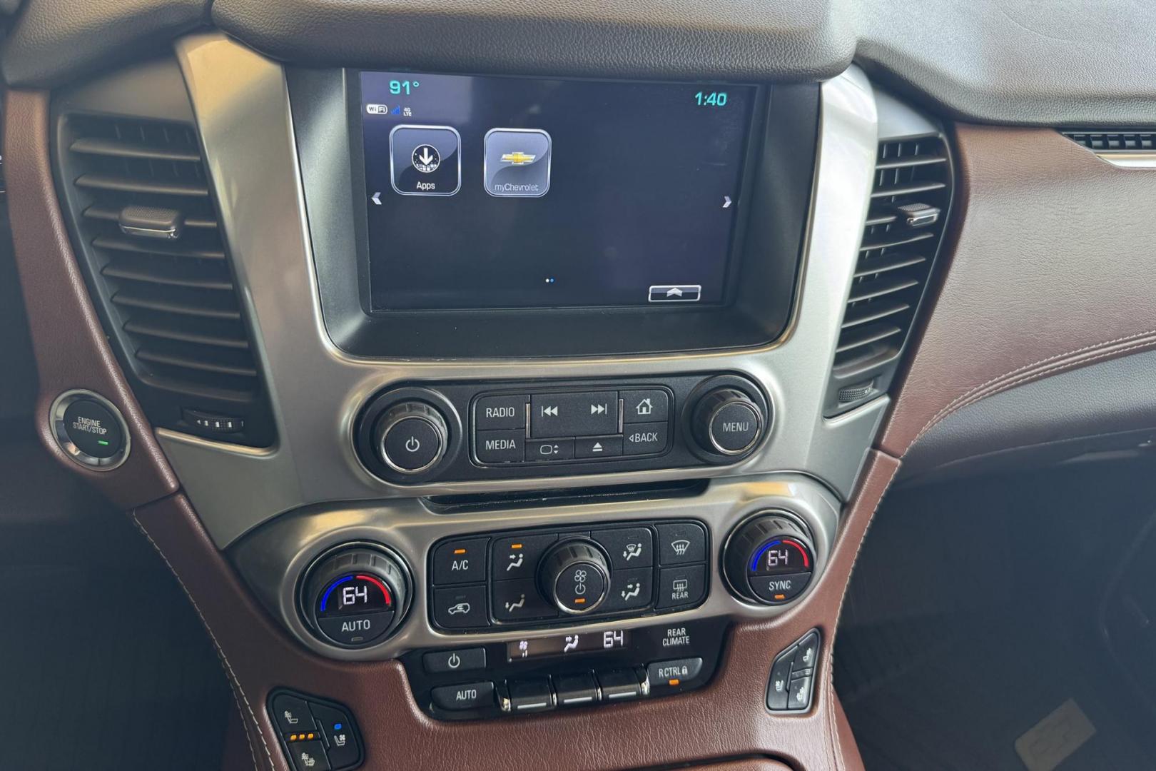 2019 Black /Cocoa With Mahogany Chevrolet Tahoe Premier (1GNSKCKJ9KR) with an V8 6.2 Liter engine, Automatic 10 Speed transmission, located at 2304 W. Main St., Boise, ID, 83702, (208) 342-7777, 43.622105, -116.218658 - Well Optioned! Ready To Haul Family And Toys! - Photo#8