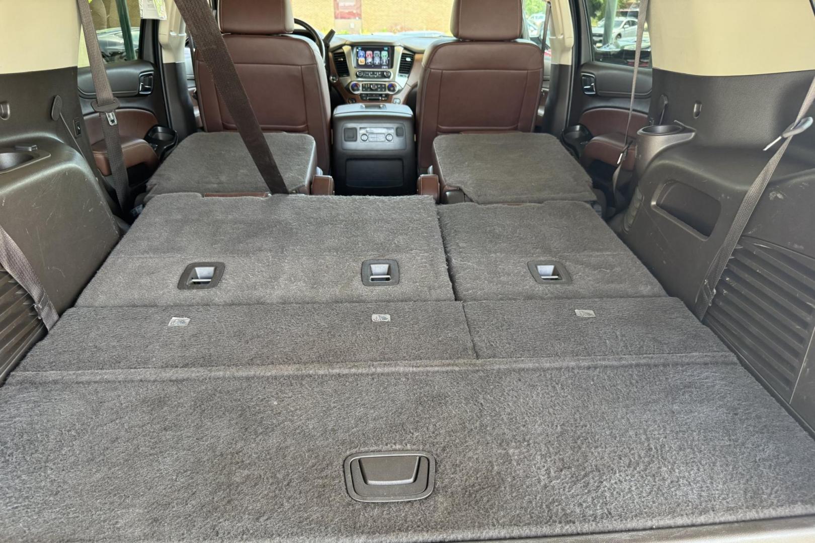 2019 Black /Cocoa With Mahogany Chevrolet Tahoe Premier (1GNSKCKJ9KR) with an V8 6.2 Liter engine, Automatic 10 Speed transmission, located at 2304 W. Main St., Boise, ID, 83702, (208) 342-7777, 43.622105, -116.218658 - Well Optioned! Ready To Haul Family And Toys! - Photo#28