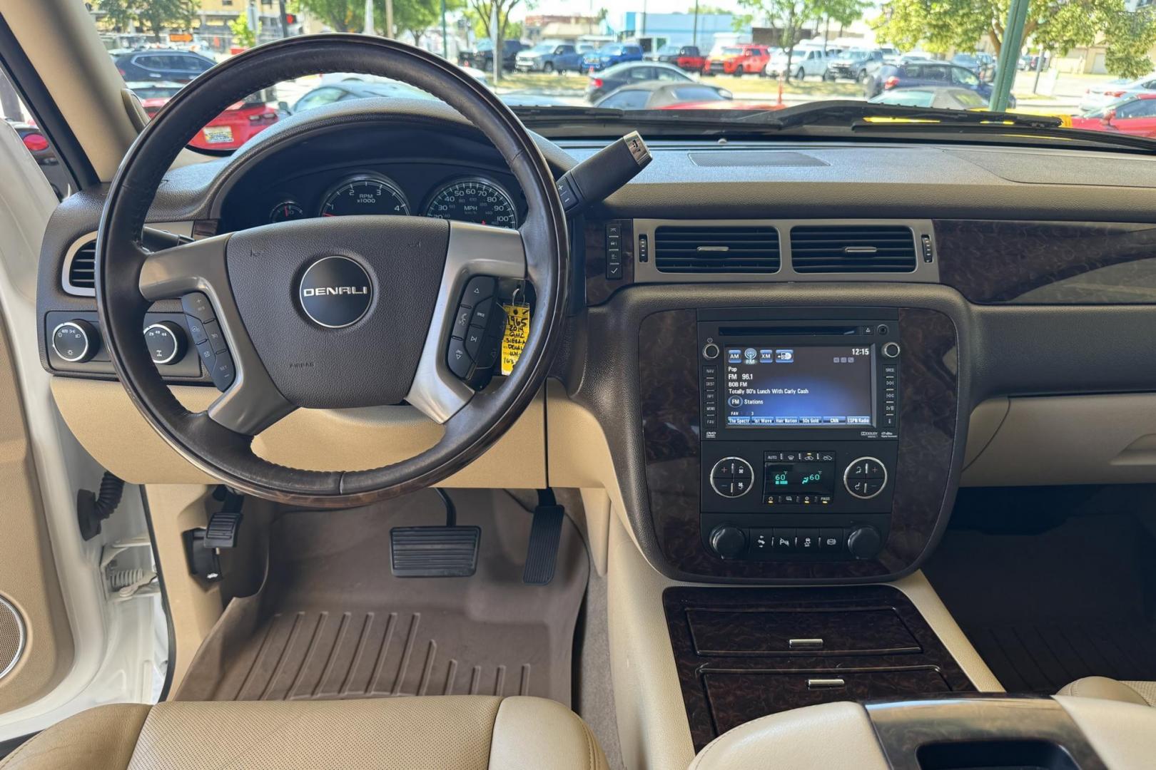 2014 Summit White /Oak GMC Sierra 2500HD Denali (1GT125E86EF) with an V8 6.6 Liter Turbo Duramax Diesel engine, Automatic 6 Speed With Overdrive Allison transmission, located at 2304 W. Main St., Boise, ID, 83702, (208) 342-7777, 43.622105, -116.218658 - Highly Optioned And Low Mileage Denali Crew Cab Long Bed! - Photo#12