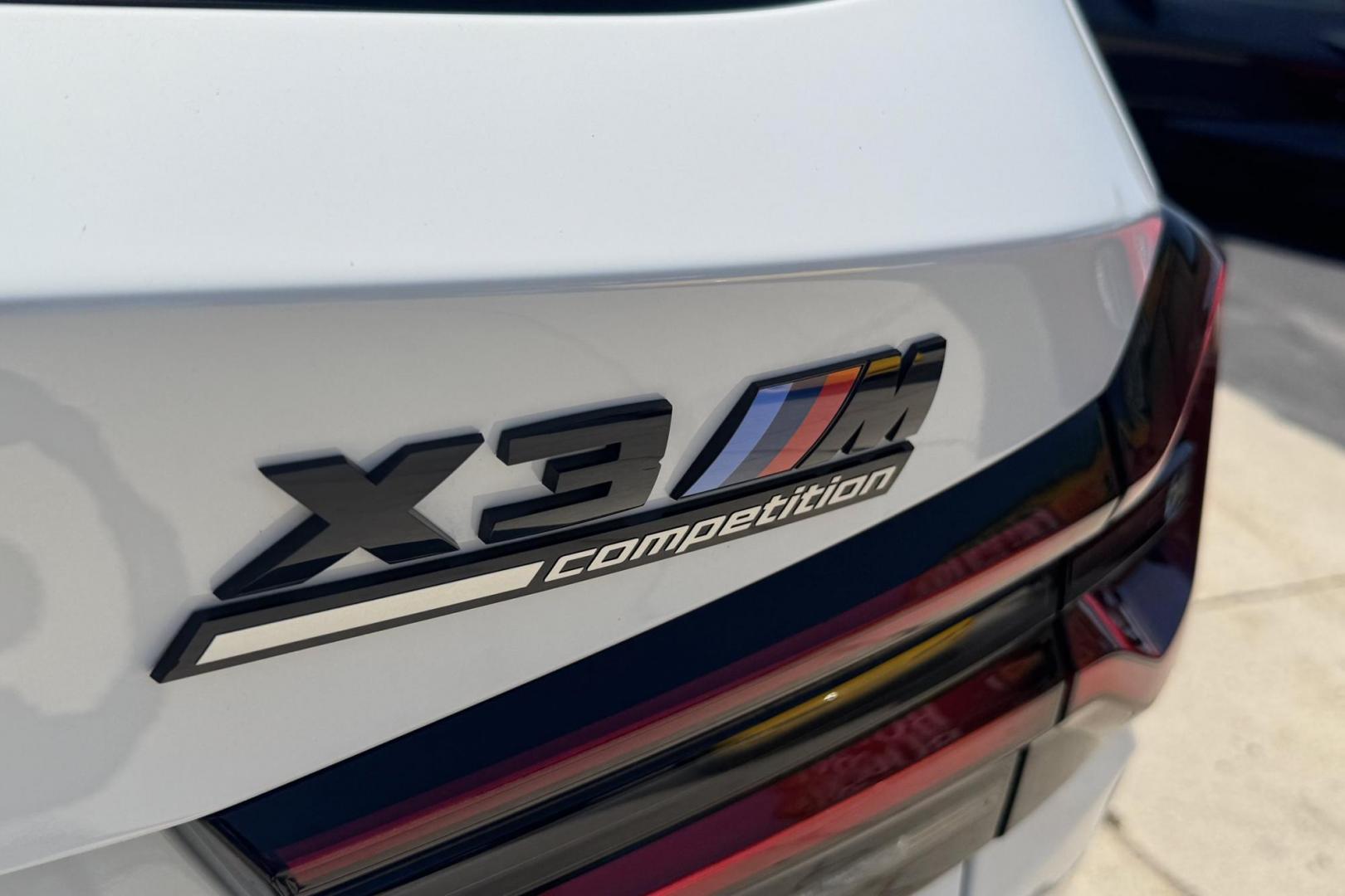2022 Alpine White /Sakhir Orange/Black Leather BMW X3 M Competition Package (5YM13EC09N9) with an Inine 6 Cyl Twin Turbo engine, Automatic 8 Speed transmission, located at 2304 W. Main St., Boise, ID, 83702, (208) 342-7777, 43.622105, -116.218658 - Looking For Sport? How about 503 horsepower and 479 pound-feet of Torque! Only 8,000 Miles! - Photo#2
