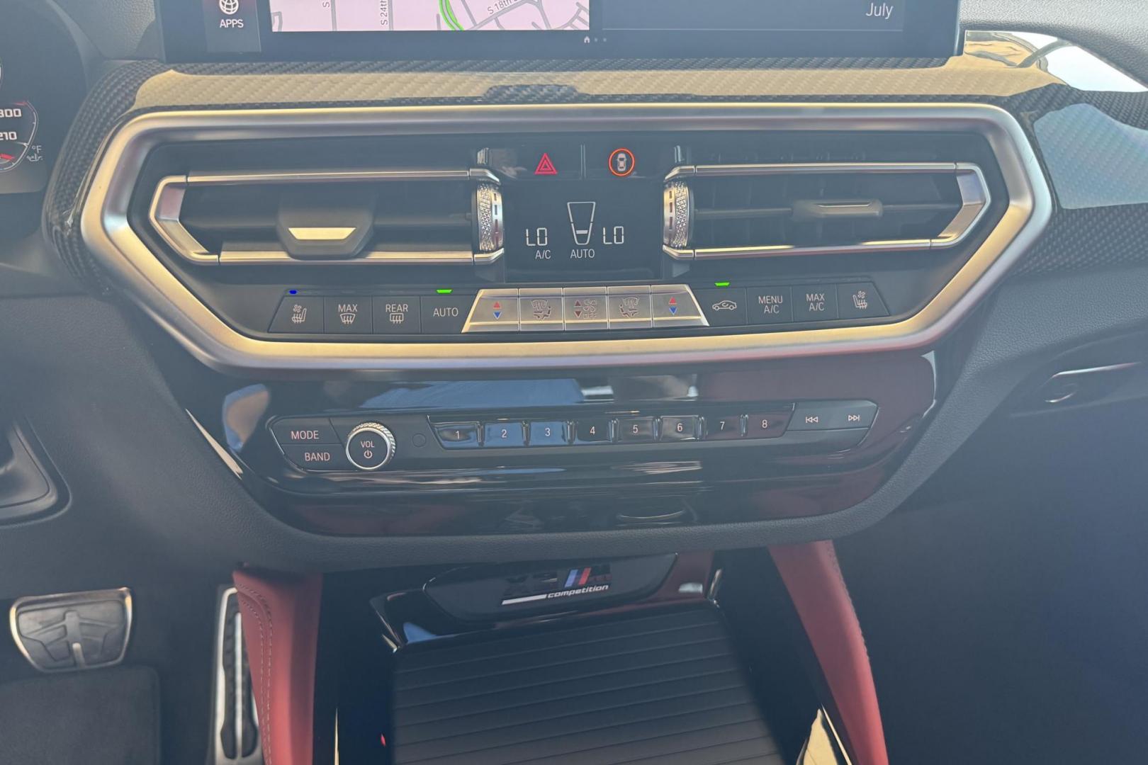 2022 Alpine White /Sakhir Orange/Black Leather BMW X3 M Competition Package (5YM13EC09N9) with an Inine 6 Cyl Twin Turbo engine, Automatic 8 Speed transmission, located at 2304 W. Main St., Boise, ID, 83702, (208) 342-7777, 43.622105, -116.218658 - Looking For Sport? How about 503 horsepower and 479 pound-feet of Torque! Only 8,000 Miles! - Photo#11