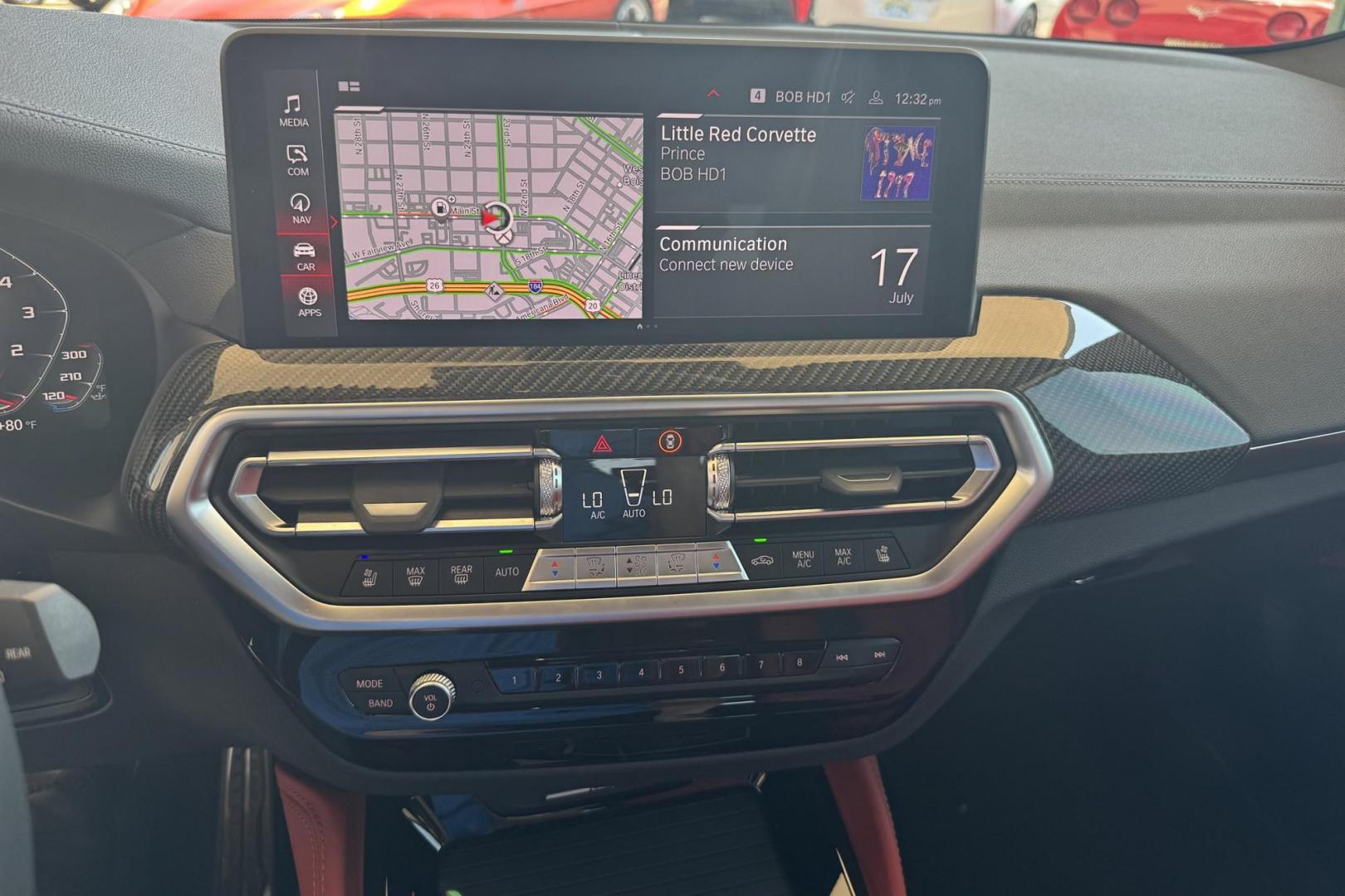 2022 Alpine White /Sakhir Orange/Black Leather BMW X3 M Competition Package (5YM13EC09N9) with an Inine 6 Cyl Twin Turbo engine, Automatic 8 Speed transmission, located at 2304 W. Main St., Boise, ID, 83702, (208) 342-7777, 43.622105, -116.218658 - Looking For Sport? How about 503 horsepower and 479 pound-feet of Torque! Only 8,000 Miles! - Photo#10