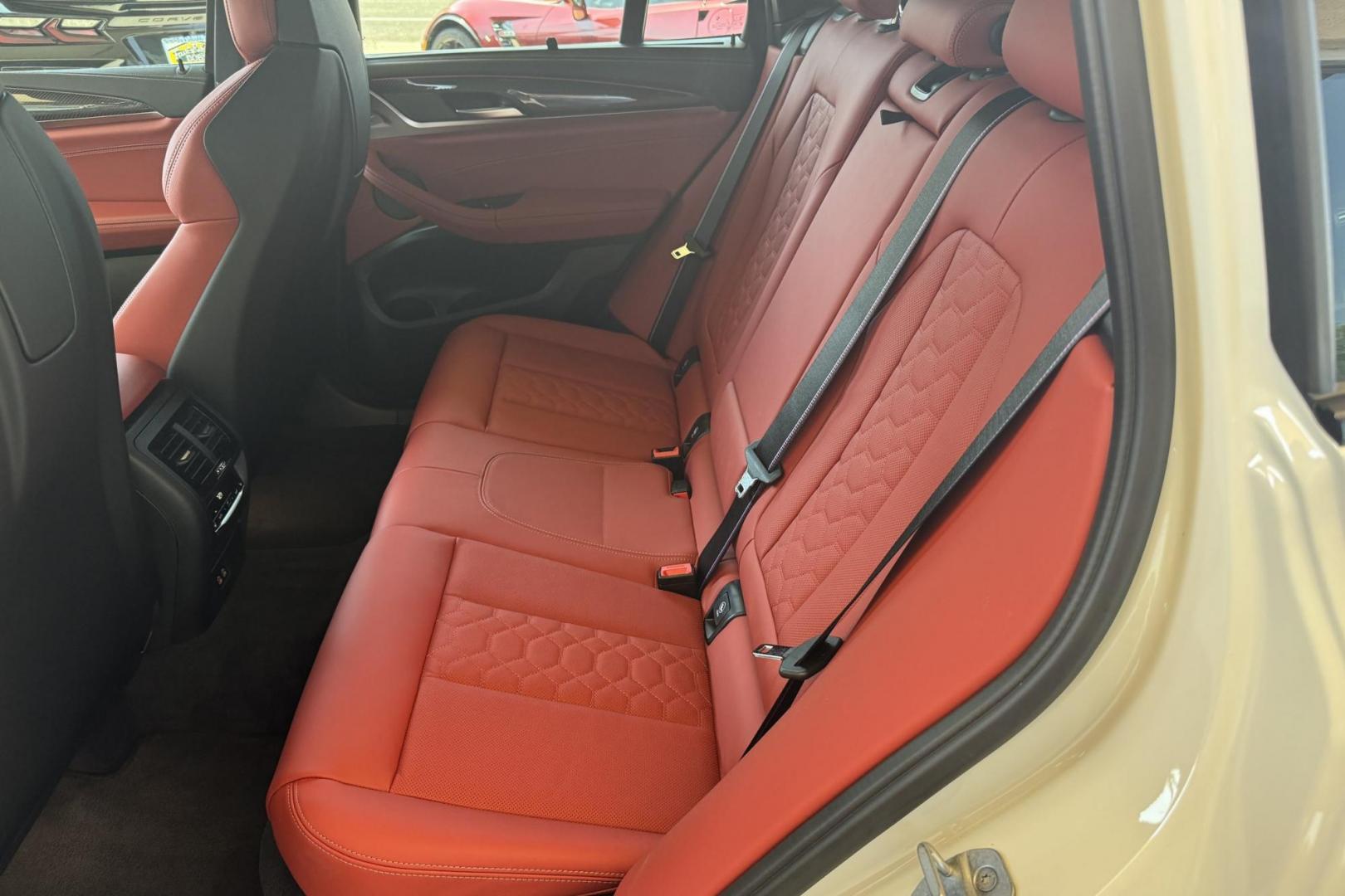 2022 Alpine White /Sakhir Orange/Black Leather BMW X3 M Competition Package (5YM13EC09N9) with an Inine 6 Cyl Twin Turbo engine, Automatic 8 Speed transmission, located at 2304 W. Main St., Boise, ID, 83702, (208) 342-7777, 43.622105, -116.218658 - Looking For Sport? How about 503 horsepower and 479 pound-feet of Torque! Only 8,000 Miles! - Photo#18