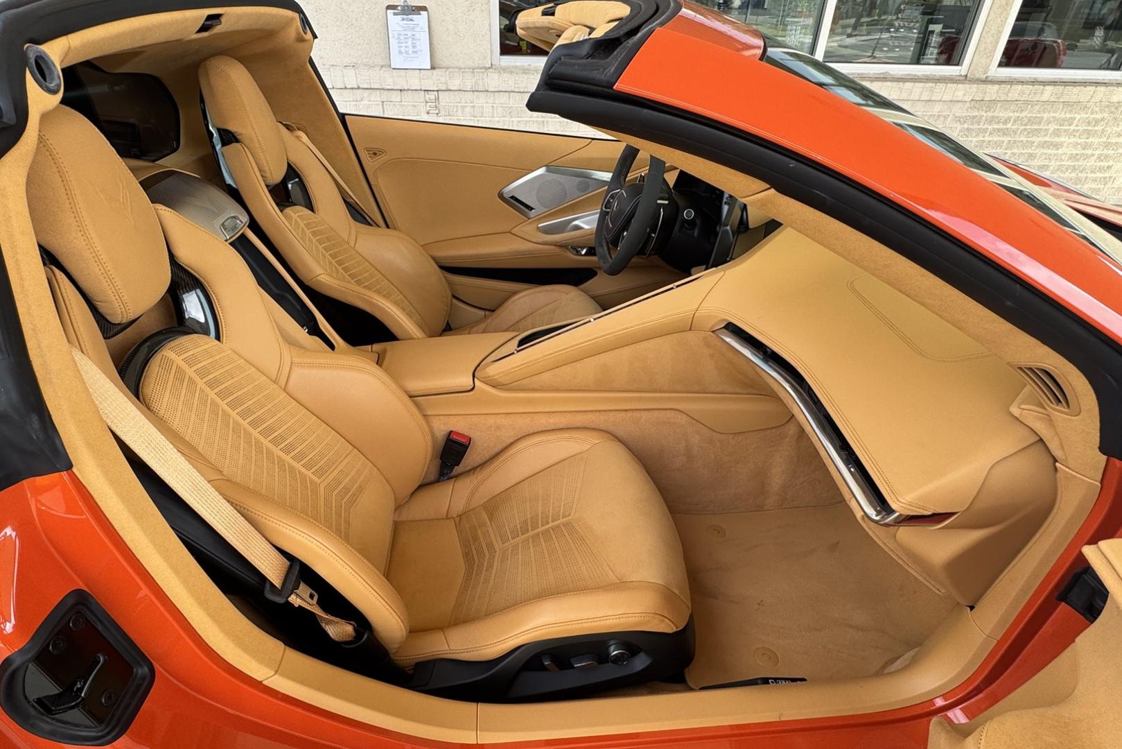 2020 Sebring Orange /Natural Chevrolet Corvette Stingray 3LT Z51 (1G1Y82D43L5) with an V8 6.2 Liter engine, Automatic 8 Speed transmission, located at 2304 W. Main St., Boise, ID, 83702, (208) 342-7777, 43.622105, -116.218658 - Breathtaking C8! Only 2k Miles! - Photo#20