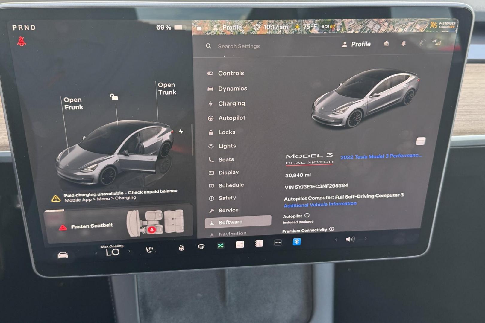 2022 Midnight Silver Metallic /Black Tesla Model 3 Performance (5YJ3E1EC3NF) with an 75 kWh engine, Automatic transmission, located at 2304 W. Main St., Boise, ID, 83702, (208) 342-7777, 43.622105, -116.218658 - All Wheel Drive Performance! Clean And Ready To Go! - Photo#7