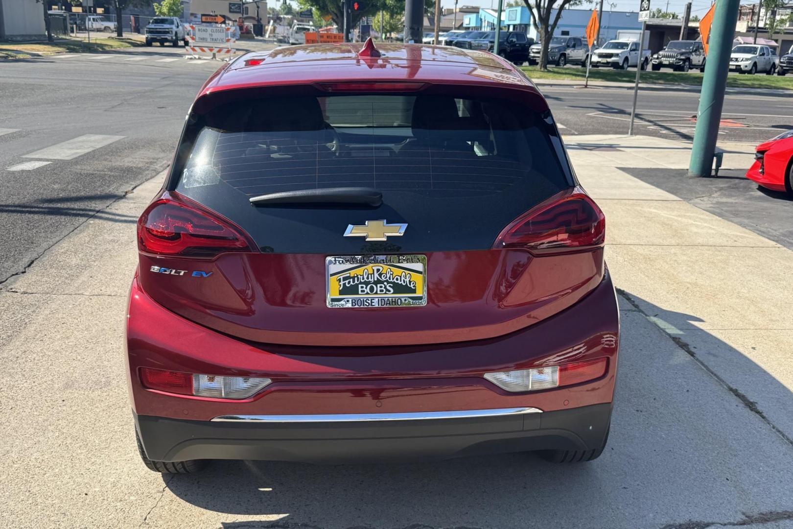 2019 Cajun Red /Gray Chevrolet Bolt LT (1G1FY6S0XK4) with an 60 kWh engine, Automatic transmission, located at 2304 W. Main St., Boise, ID, 83702, (208) 342-7777, 43.622105, -116.218658 - Battery Warranty Until July 18th, 2030 or 115,586 Miles! - Photo#1