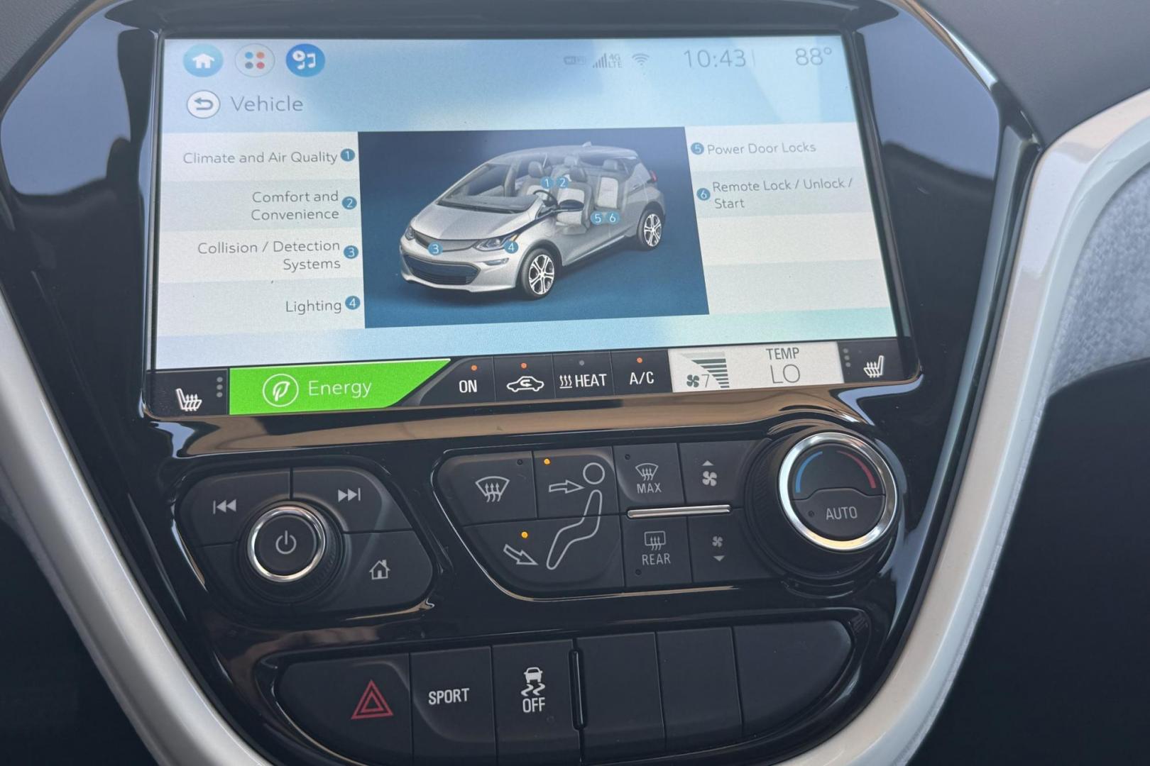 2019 Cajun Red /Gray Chevrolet Bolt LT (1G1FY6S0XK4) with an 60 kWh engine, Automatic transmission, located at 2304 W. Main St., Boise, ID, 83702, (208) 342-7777, 43.622105, -116.218658 - Battery Warranty Until July 18th, 2030 or 115,586 Miles! - Photo#7