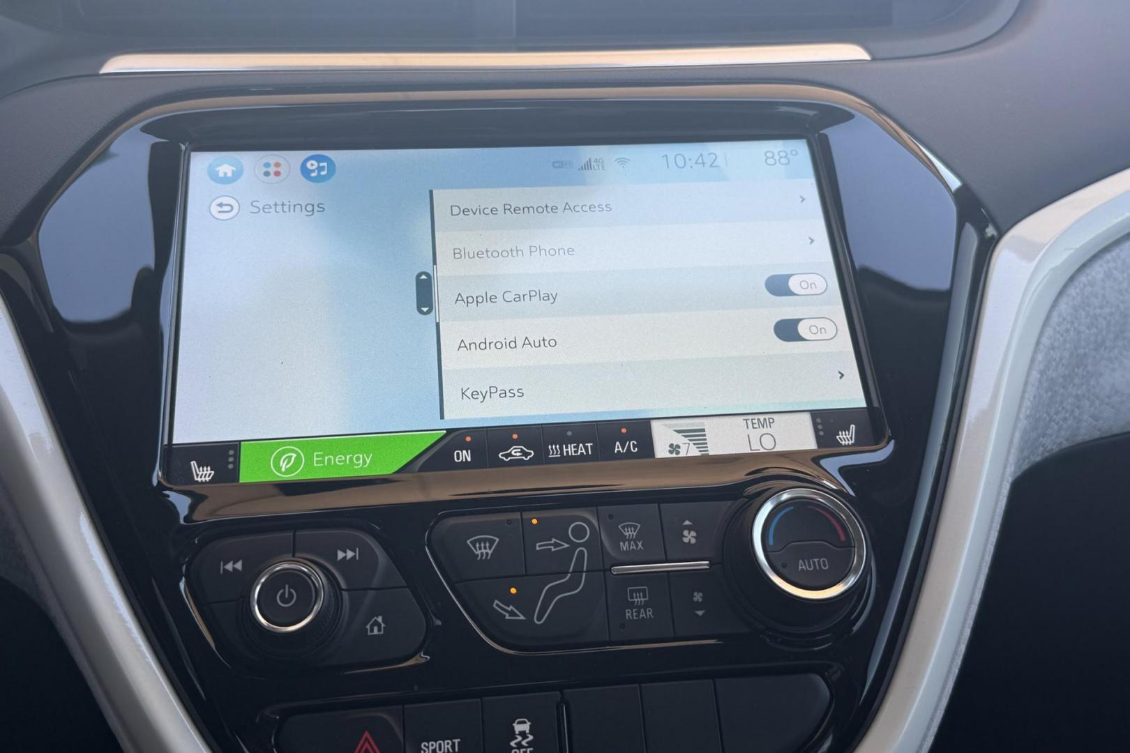 2019 Cajun Red /Gray Chevrolet Bolt LT (1G1FY6S0XK4) with an 60 kWh engine, Automatic transmission, located at 2304 W. Main St., Boise, ID, 83702, (208) 342-7777, 43.622105, -116.218658 - Battery Warranty Until July 18th, 2030 or 115,586 Miles! - Photo#6
