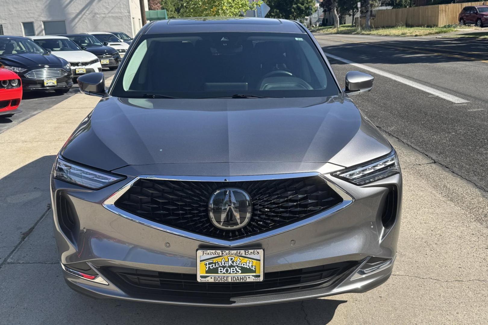 2022 Liquid Carbon Metallic /Ebony Acura MDX Technology (5J8YE1H49NL) with an V6 3.5 Liter engine, Automatic 10 Speed transmission, located at 2304 W. Main St., Boise, ID, 83702, (208) 342-7777, 43.622105, -116.218658 - One Owner Idaho MDX! Must See! Must Drive! - Photo#3