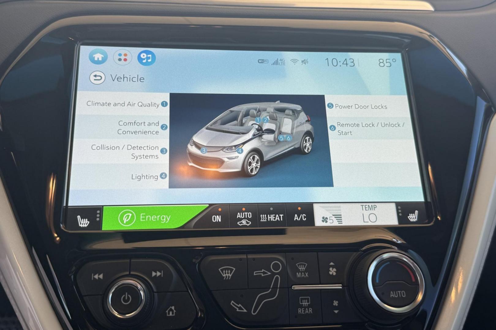 2019 Nightfall Gray Metallic /Dark Galvanized/Sky Cool Gray Chevrolet Bolt Premier (1G1FZ6S08K4) with an 60 kWh engine, Automatic transmission, located at 2304 W. Main St., Boise, ID, 83702, (208) 342-7777, 43.622105, -116.218658 - Battery Warranty Until December 16th 2029 or 117,408 Miles! - Photo#9