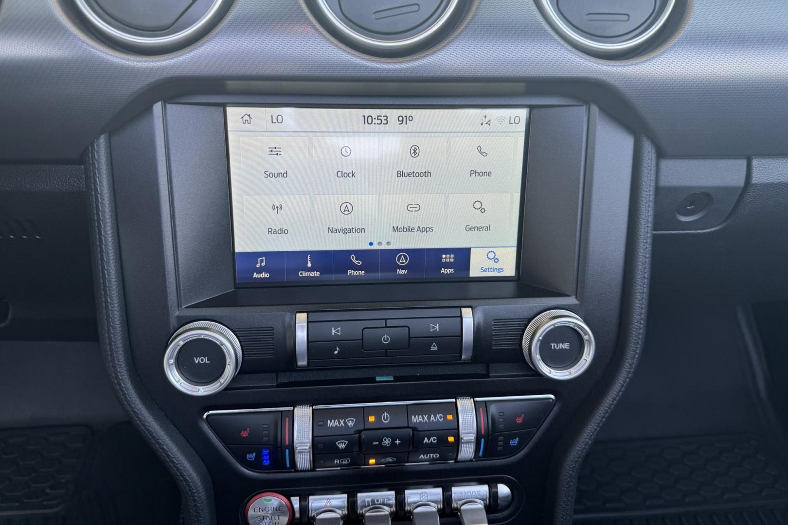 2021 Oxford White /Black Ford Mustang GT Premium (1FATP8FF5M5) with an V8 5.0 Liter engine, Automatic 10 Speed transmission, located at 2304 W. Main St., Boise, ID, 83702, (208) 342-7777, 43.622105, -116.218658 - Incredibly Gorgeous Mustang GT Premium! - Photo#10
