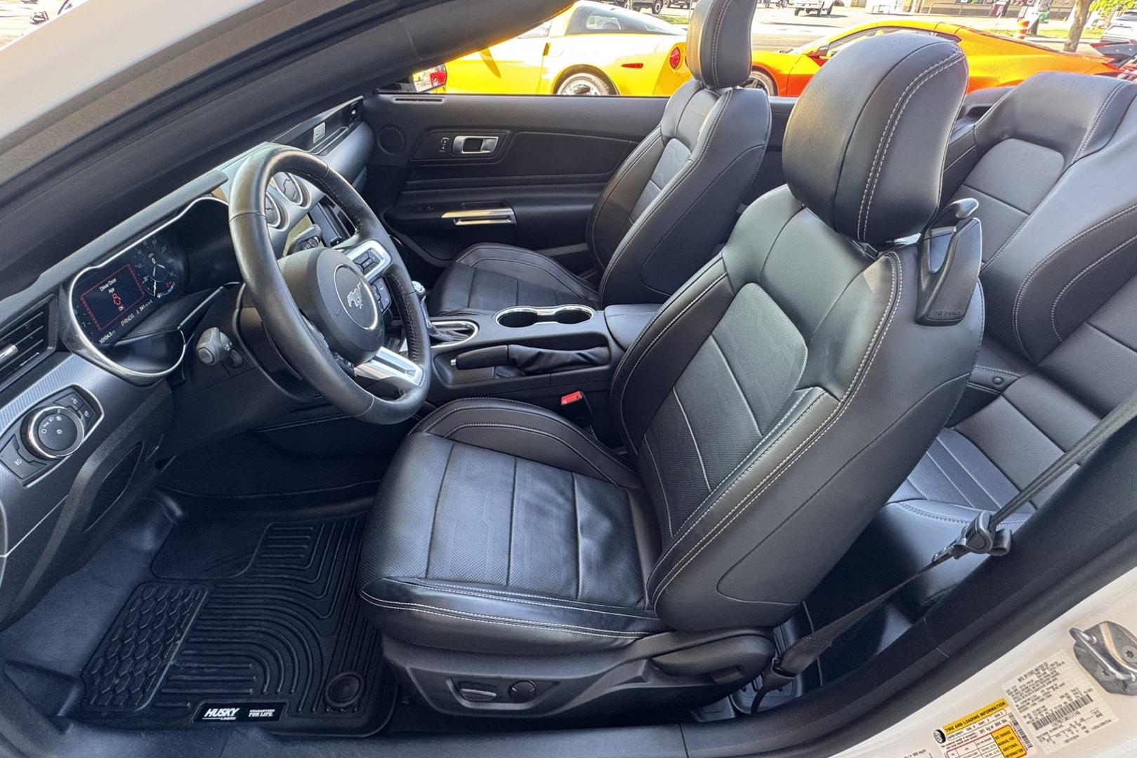 2021 Oxford White /Black Ford Mustang GT Premium (1FATP8FF5M5) with an V8 5.0 Liter engine, Automatic 10 Speed transmission, located at 2304 W. Main St., Boise, ID, 83702, (208) 342-7777, 43.622105, -116.218658 - Incredibly Gorgeous Mustang GT Premium! - Photo#13