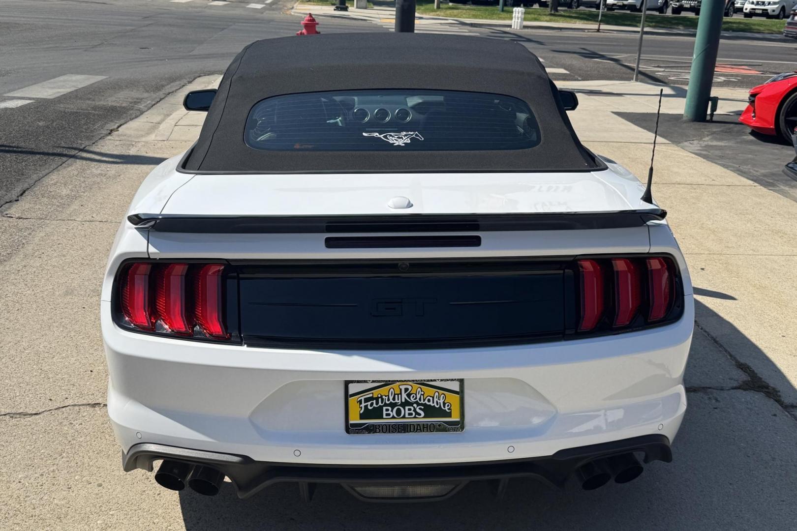 2021 Oxford White /Black Ford Mustang GT Premium (1FATP8FF5M5) with an V8 5.0 Liter engine, Automatic 10 Speed transmission, located at 2304 W. Main St., Boise, ID, 83702, (208) 342-7777, 43.622105, -116.218658 - Incredibly Gorgeous Mustang GT Premium! - Photo#25