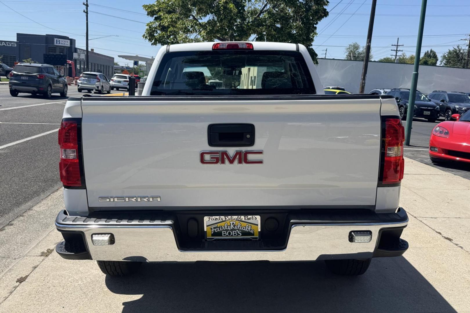 2017 Summit White /Gray GMC Sierra 1500 (1GTV2LEH3HZ) with an V8 5.3 Liter engine, Automatic 6 Speed transmission, located at 2304 W. Main St., Boise, ID, 83702, (208) 342-7777, 43.622105, -116.218658 - New Tires! Seats Six! - Photo#1