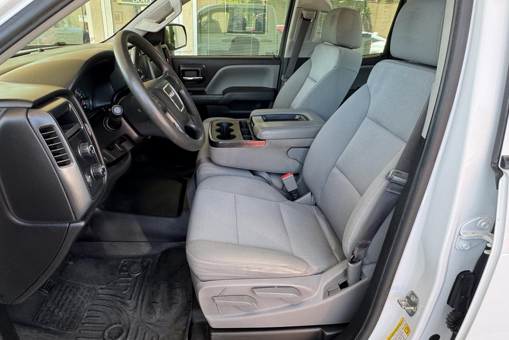2017 Summit White /Gray GMC Sierra 1500 (1GTV2LEH3HZ) with an V8 5.3 Liter engine, Automatic 6 Speed transmission, located at 2304 W. Main St., Boise, ID, 83702, (208) 342-7777, 43.622105, -116.218658 - New Tires! Seats Six! - Photo#5