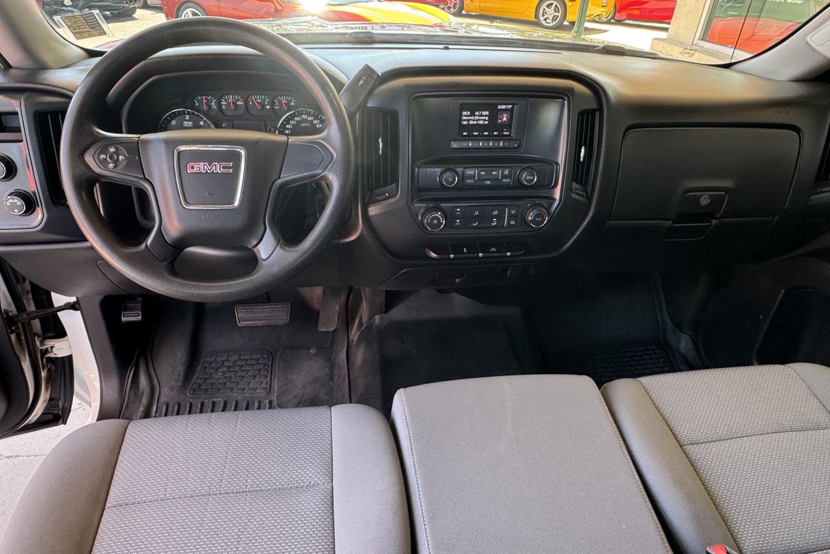2017 Summit White /Gray GMC Sierra 1500 (1GTV2LEH3HZ) with an V8 5.3 Liter engine, Automatic 6 Speed transmission, located at 2304 W. Main St., Boise, ID, 83702, (208) 342-7777, 43.622105, -116.218658 - New Tires! Seats Six! - Photo#9