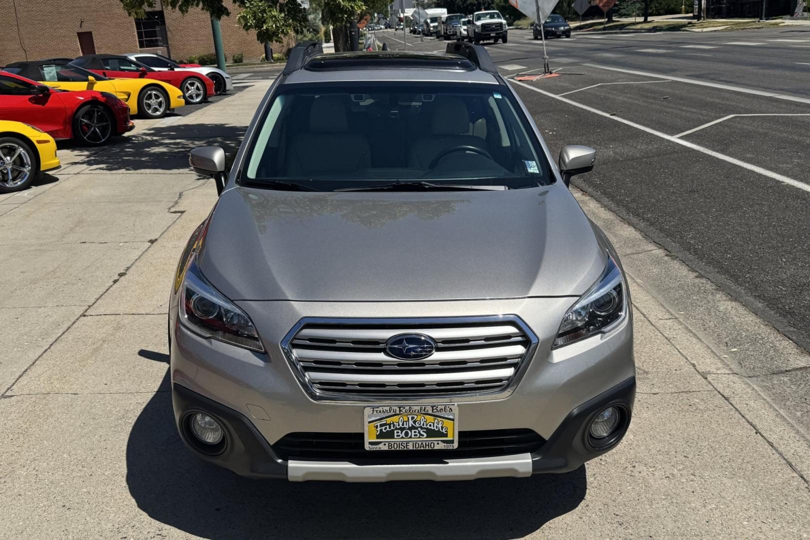 2017 Tungsten Metallic /Tan Subaru Outback Limited (4S4BSANC5H3) with an H4 2.5 Liter engine, Automatic transmission, located at 2304 W. Main St., Boise, ID, 83702, (208) 342-7777, 43.622105, -116.218658 - One Owner Idaho Outback! - Photo#3
