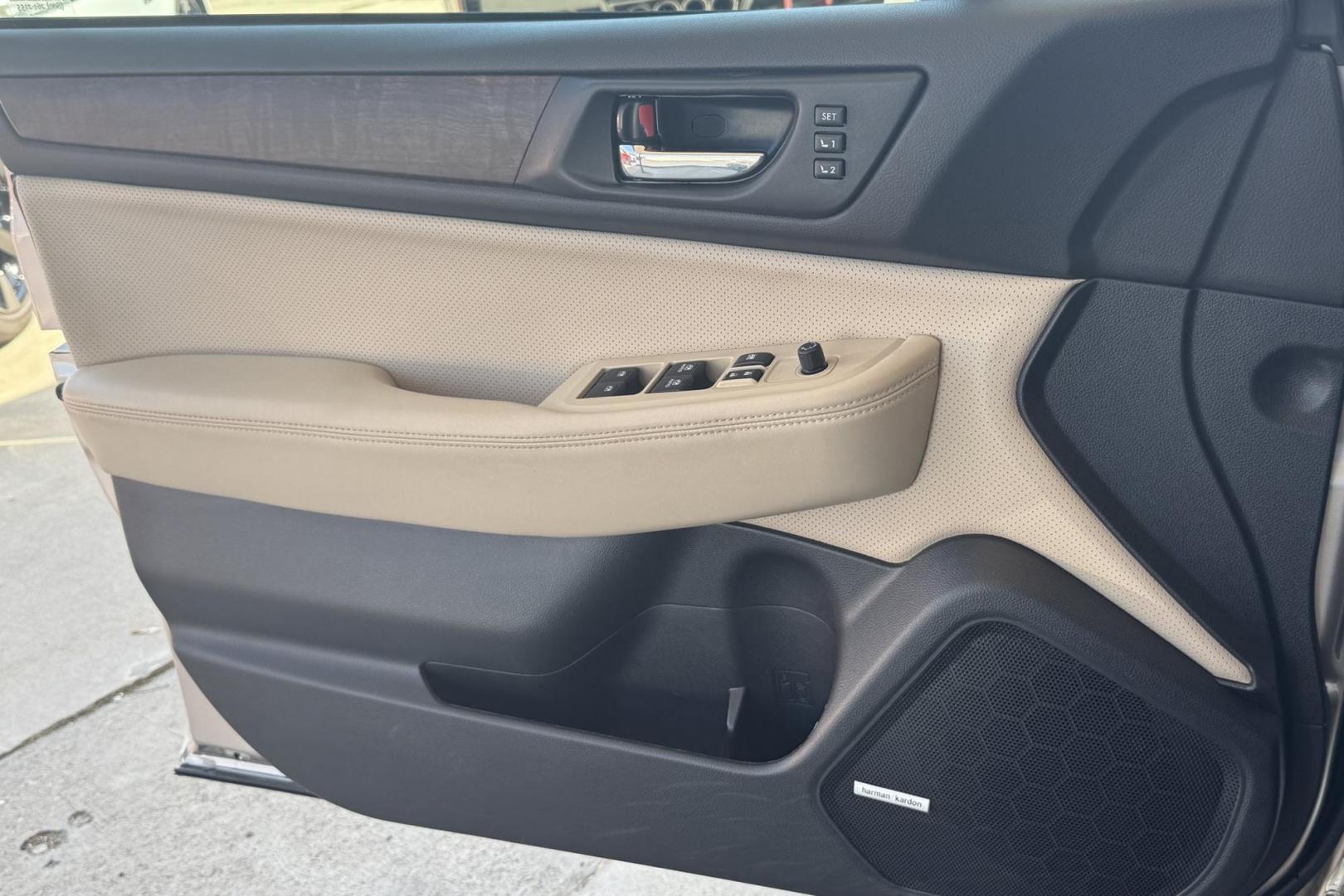 2017 Tungsten Metallic /Tan Subaru Outback Limited (4S4BSANC5H3) with an H4 2.5 Liter engine, Automatic transmission, located at 2304 W. Main St., Boise, ID, 83702, (208) 342-7777, 43.622105, -116.218658 - One Owner Idaho Outback! - Photo#8