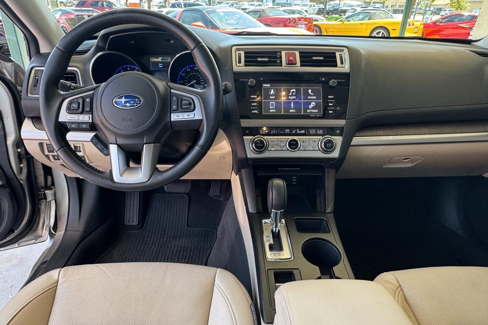 2017 Tungsten Metallic /Tan Subaru Outback Limited (4S4BSANC5H3) with an H4 2.5 Liter engine, Automatic transmission, located at 2304 W. Main St., Boise, ID, 83702, (208) 342-7777, 43.622105, -116.218658 - One Owner Idaho Outback! - Photo#16