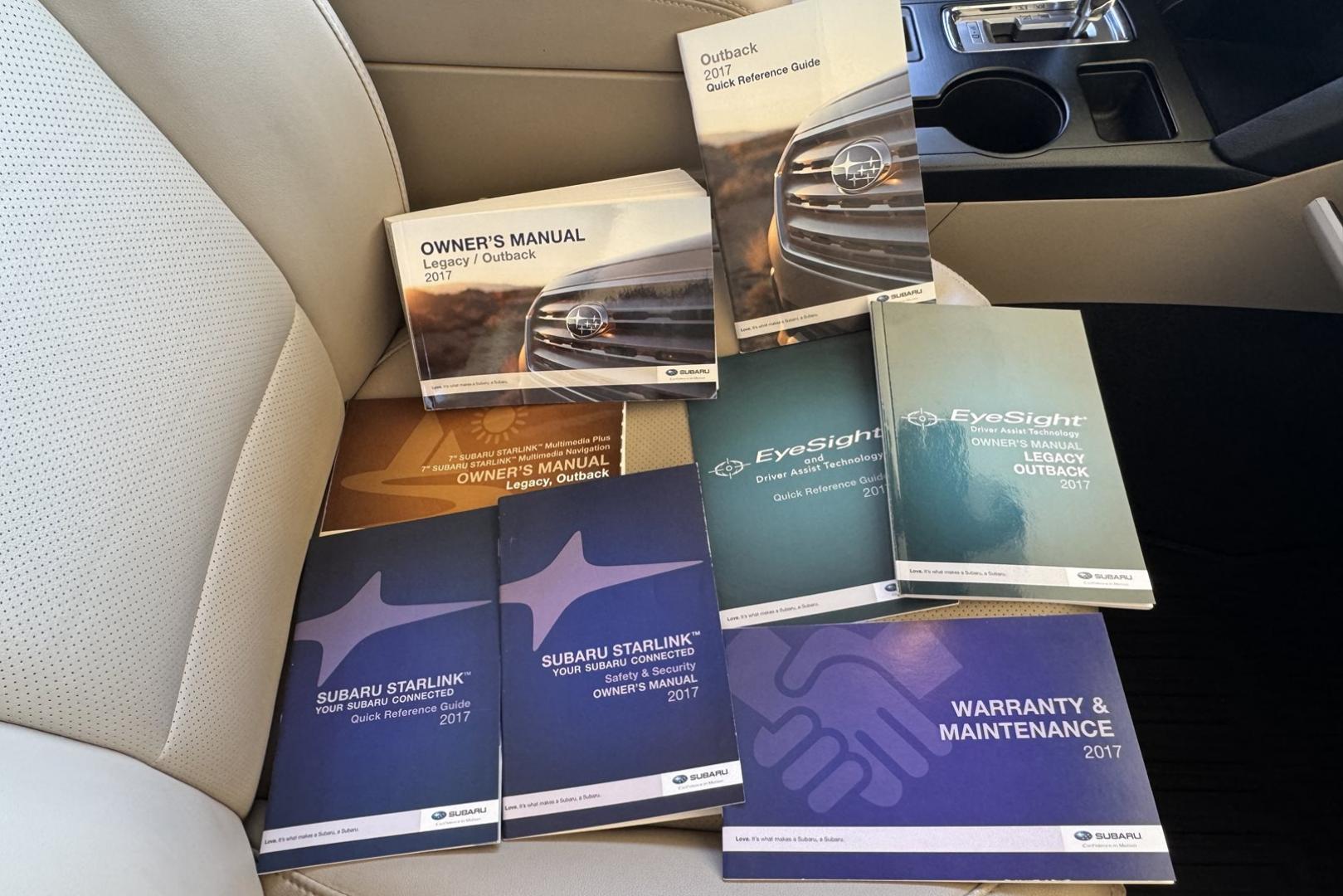 2017 Tungsten Metallic /Tan Subaru Outback Limited (4S4BSANC5H3) with an H4 2.5 Liter engine, Automatic transmission, located at 2304 W. Main St., Boise, ID, 83702, (208) 342-7777, 43.622105, -116.218658 - One Owner Idaho Outback! - Photo#19