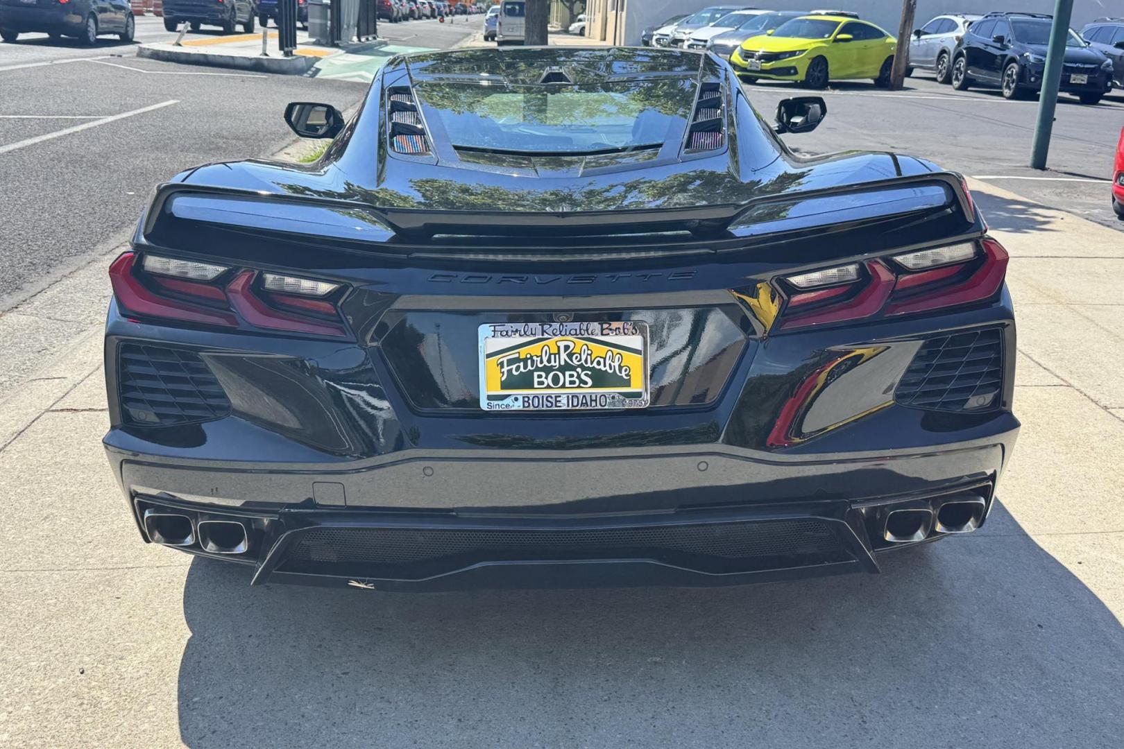 2021 Black /Ebony Chevrolet Corvette Stingray 3LT Z51 (1G1YC2D48M5) with an V8 6.2 Liter engine, Automatic 8 Speed transmission, located at 2304 W. Main St., Boise, ID, 83702, (208) 342-7777, 43.622105, -116.218658 - Photo#1