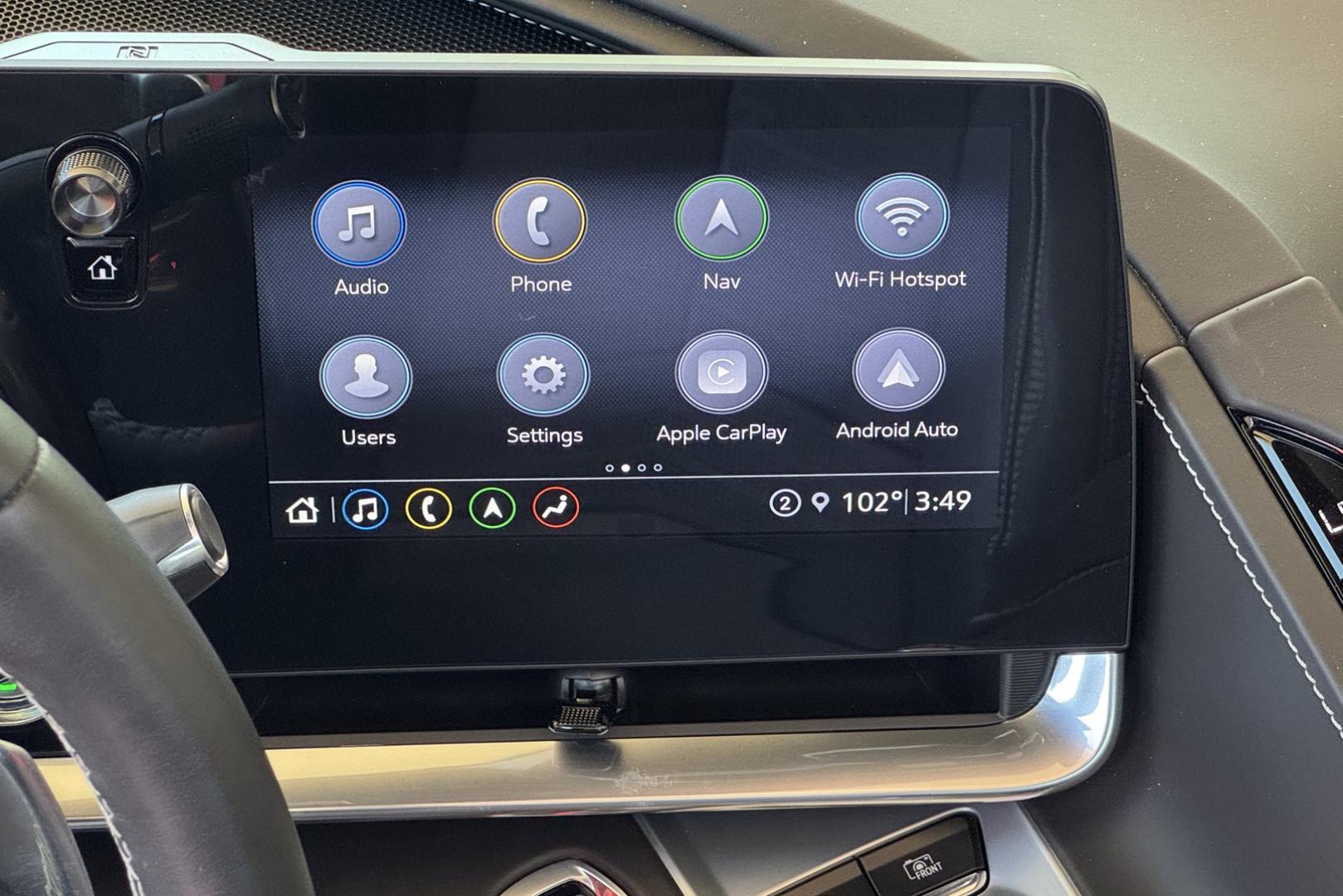 2021 Black /Ebony Chevrolet Corvette Stingray 3LT Z51 (1G1YC2D48M5) with an V8 6.2 Liter engine, Automatic 8 Speed transmission, located at 2304 W. Main St., Boise, ID, 83702, (208) 342-7777, 43.622105, -116.218658 - Photo#13