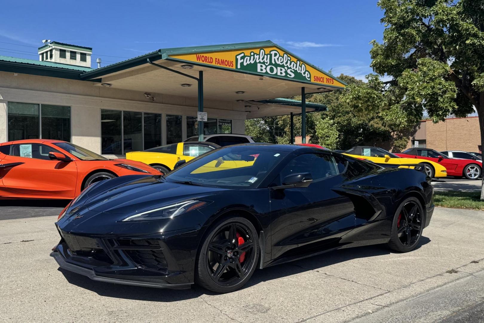 2021 Black /Ebony Chevrolet Corvette Stingray 3LT Z51 (1G1YC2D48M5) with an V8 6.2 Liter engine, Automatic 8 Speed transmission, located at 2304 W. Main St., Boise, ID, 83702, (208) 342-7777, 43.622105, -116.218658 - Photo#6